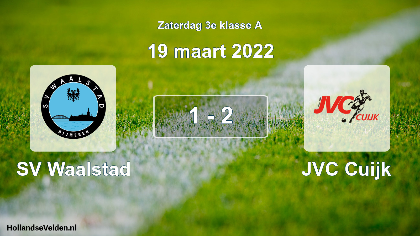 Total number of matches played: SV Waalstad - JVC Cuijk 1 - 2 (19 March 2022)
