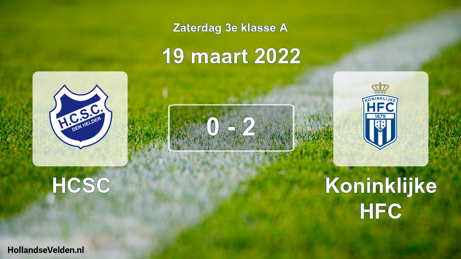 Total number of matches played: HCSC - Koninklijke HFC 0 - 2 (19 March 2022)