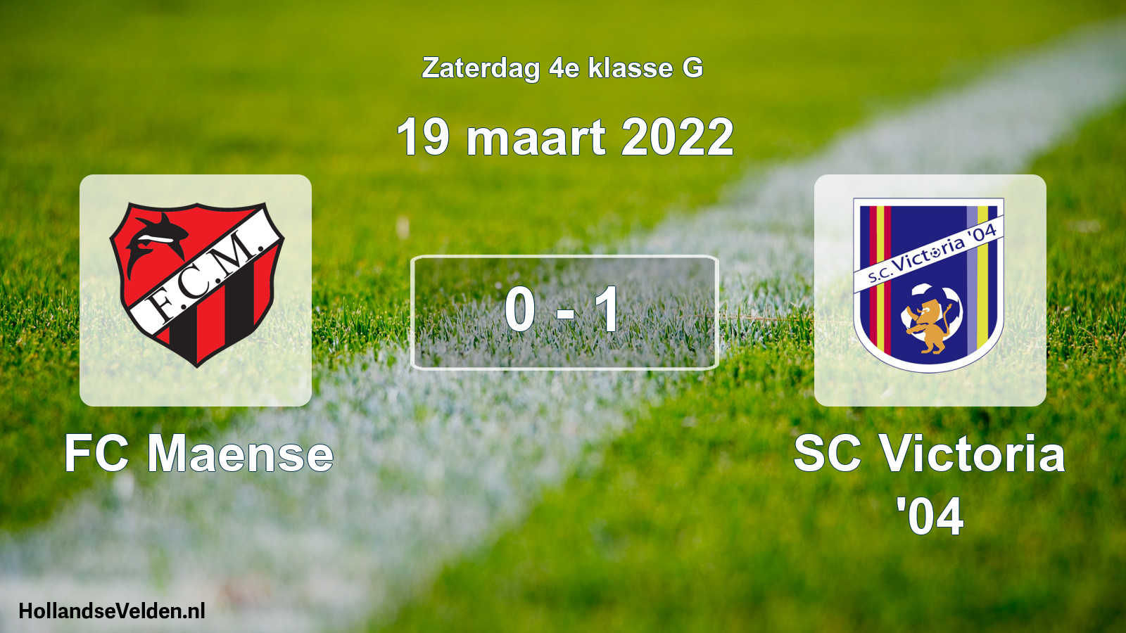 Total number of matches played: FC Maense - SC Victoria '04 0 - 1 (19 March 2022)