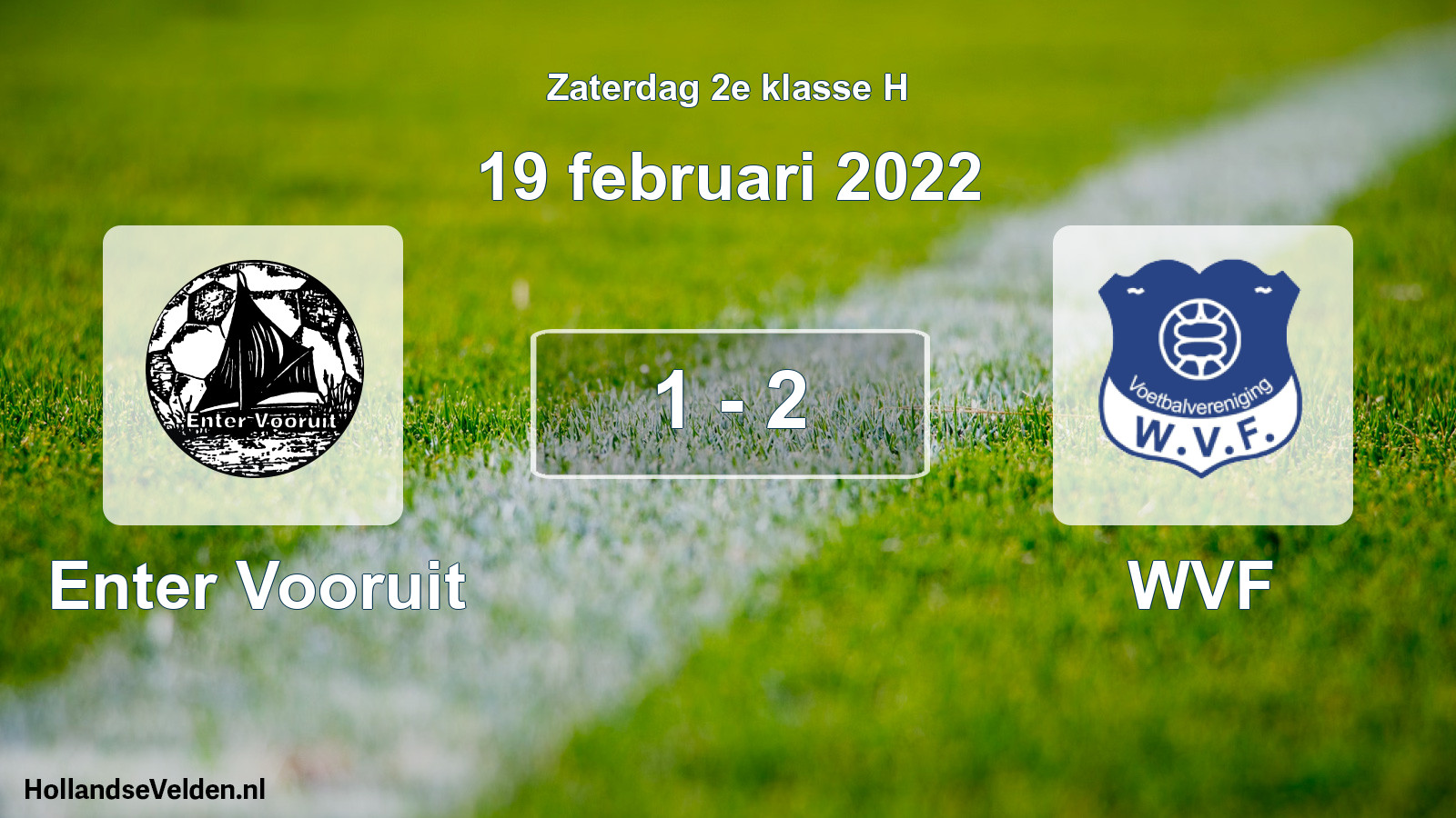Total number of matches played: Enter Vooruit - WVF 1 - 2 (19 February 2022)