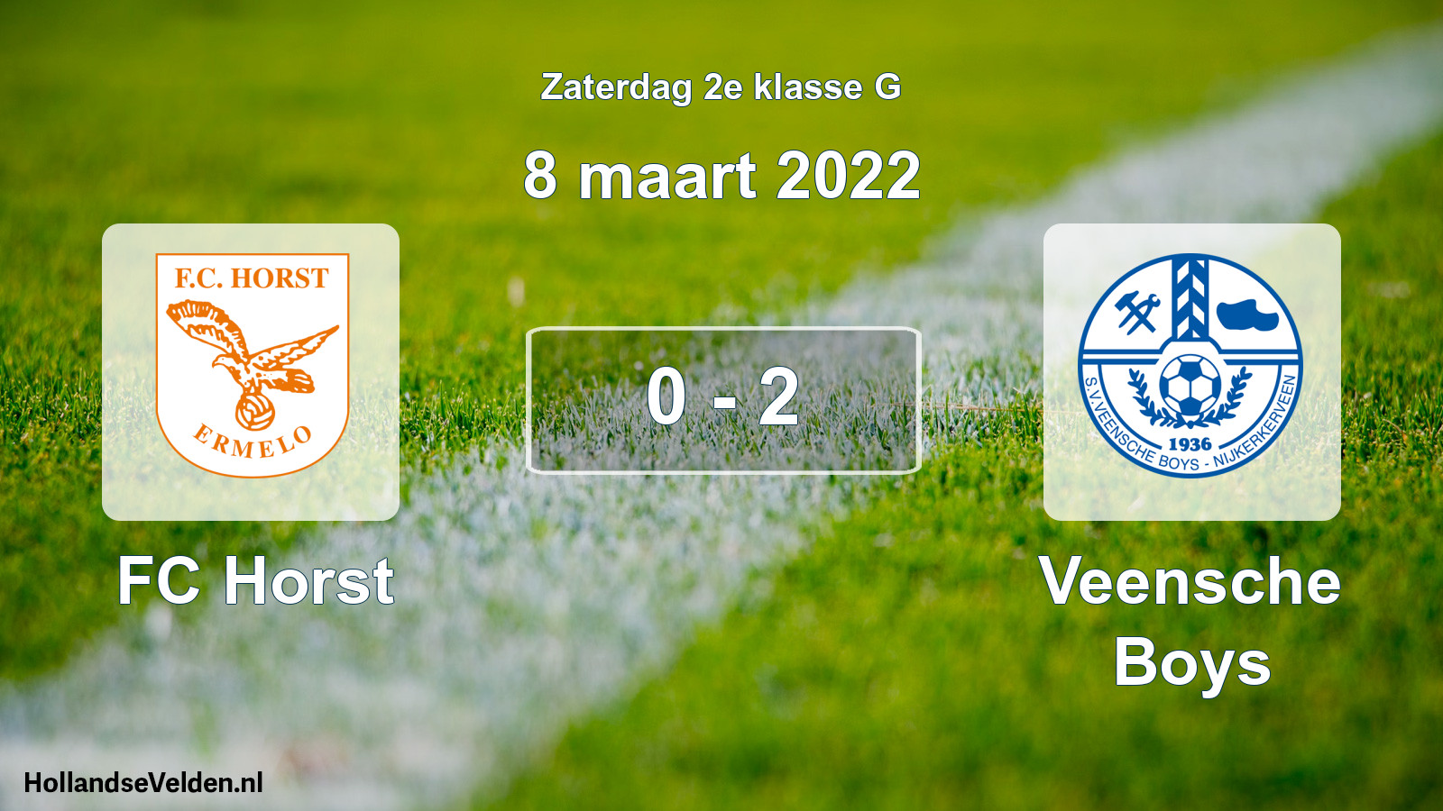 Total number of matches played: FC Horst - Veensche Boys 0 - 2 (8 March 2022)