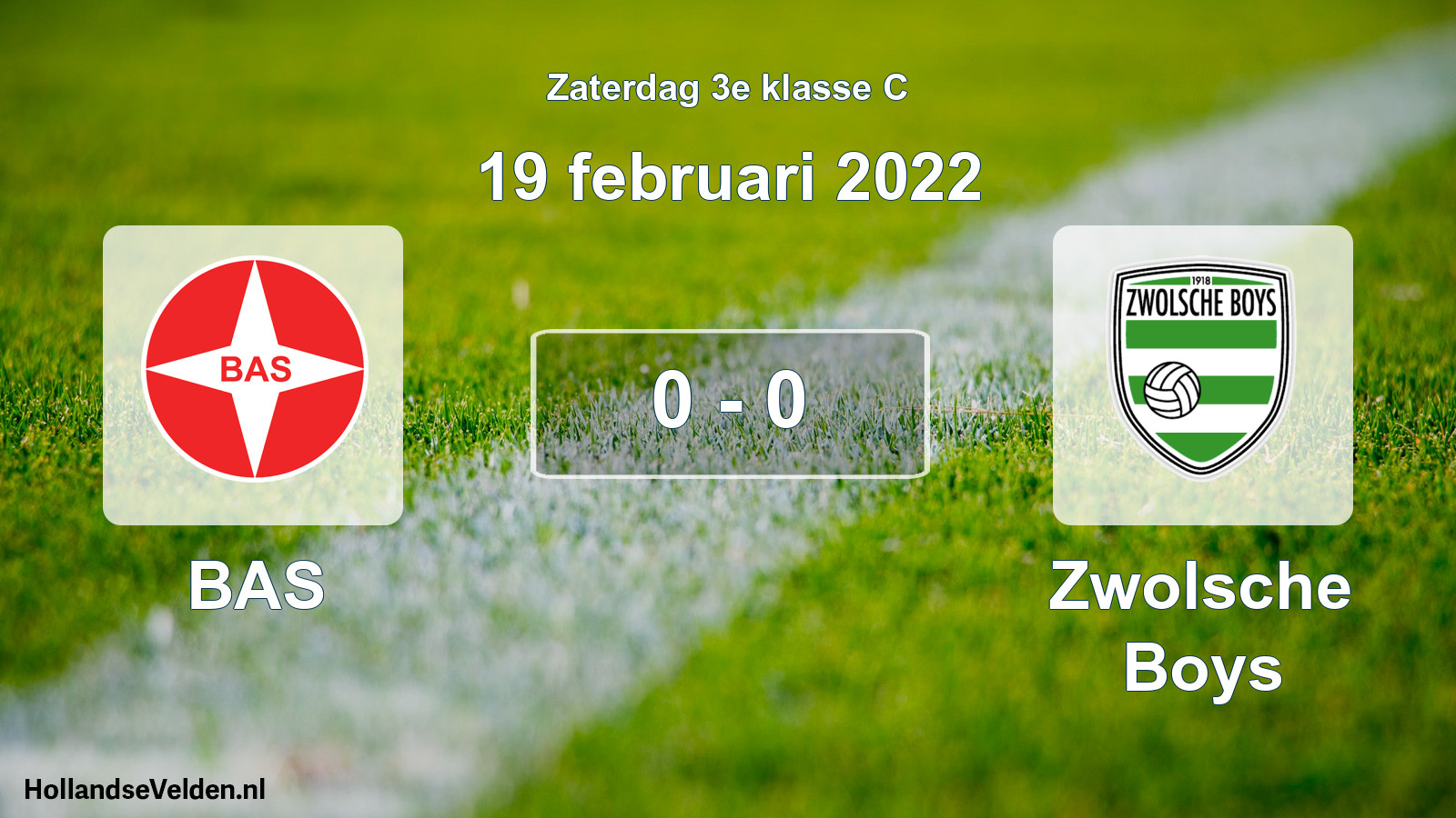 Total number of matches played: BAS - Zwolsche Boys 0 - 0 (19 February 2022)