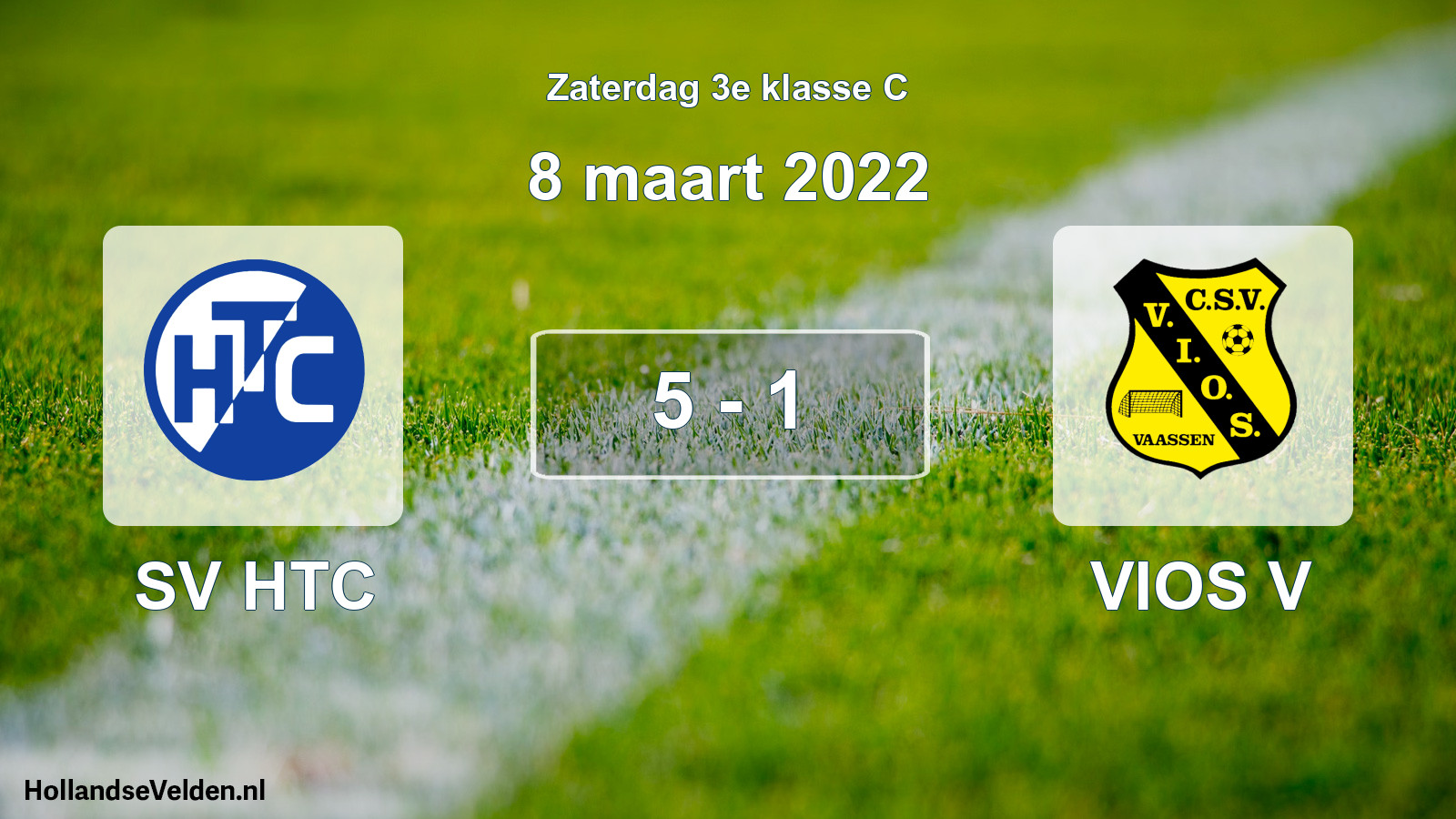 Total number of matches played: SV HTC - VIOS V 5 - 1 (8 March 2022)