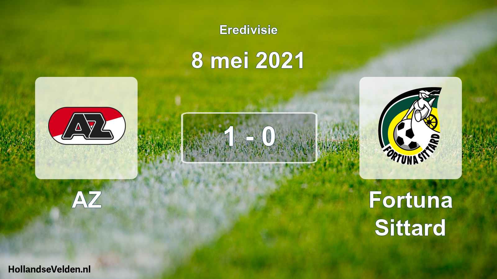 Total number of matches played: AZ - Fortuna Sittard 1 - 0 (8 May 2021)
