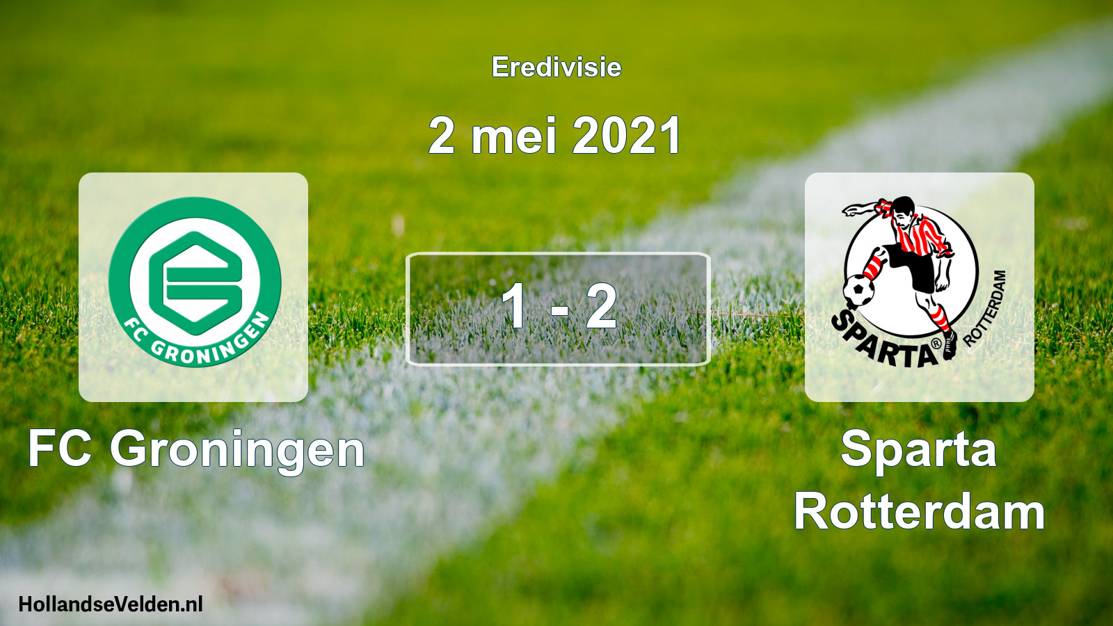Total number of matches played: FC Groningen - Sparta Rotterdam 1 - 2 (2 May 2021)