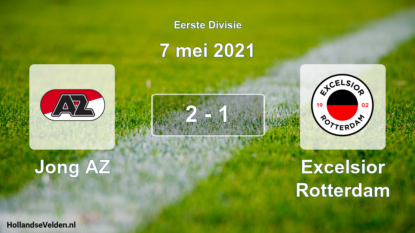 Total number of matches played: Jong AZ - Excelsior Rotterdam 2 - 1 (7 May 2021)