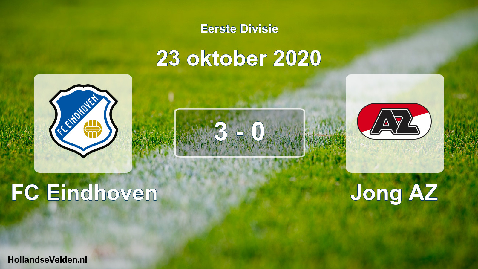 Total number of matches played: FC Eindhoven - Jong AZ 3 - 0 (23 October 2020)