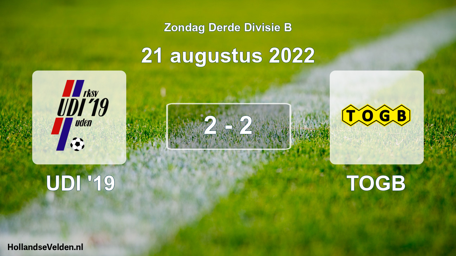 Total number of matches played: UDI '19 - TOGB 2 - 2 (21 August 2022)