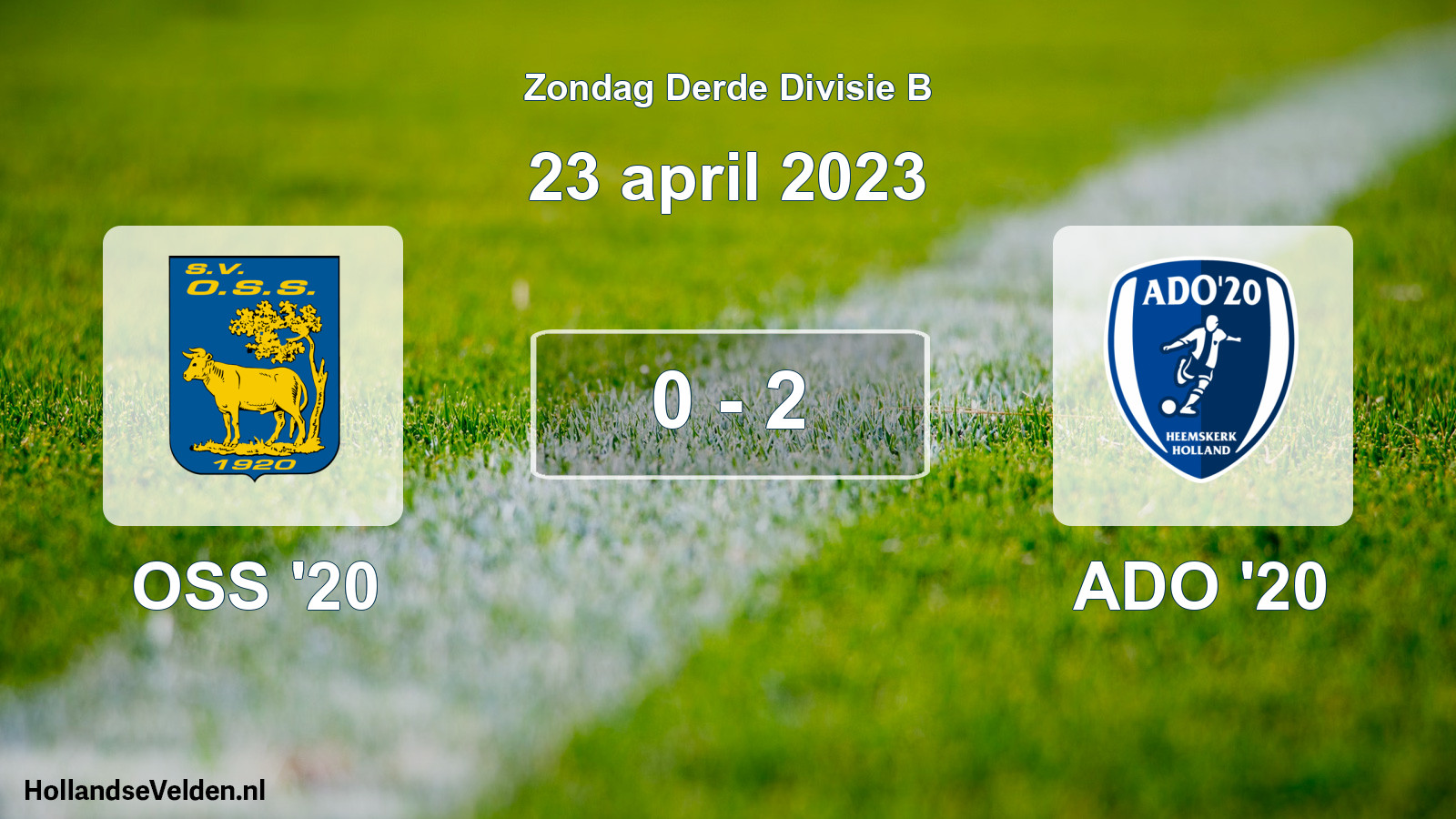 Total number of matches played: OSS '20 - ADO '20 0 - 2 (23 April 2023)