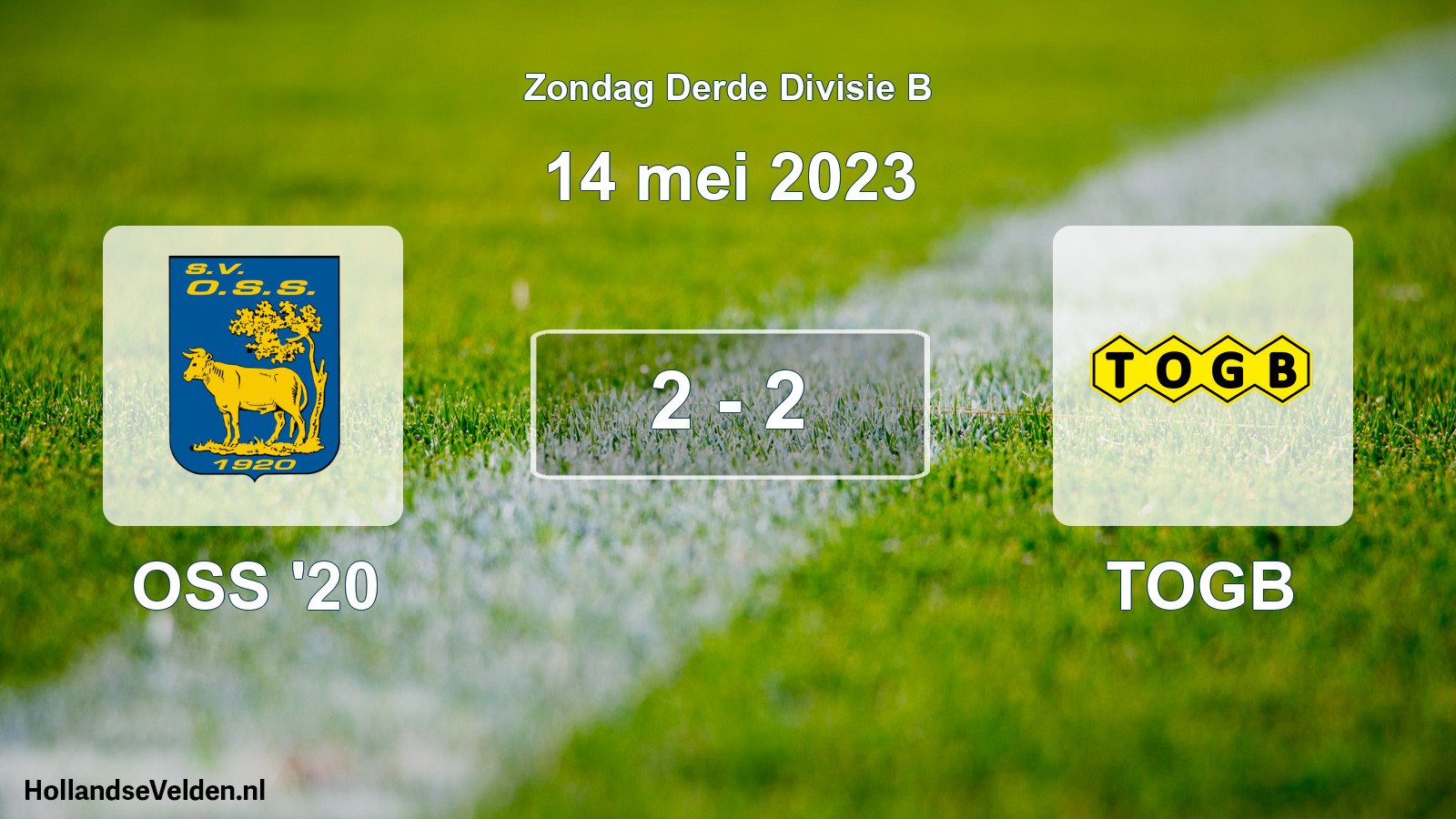 Total number of matches played: OSS '20 - TOGB 2 - 2 (14 May 2023)