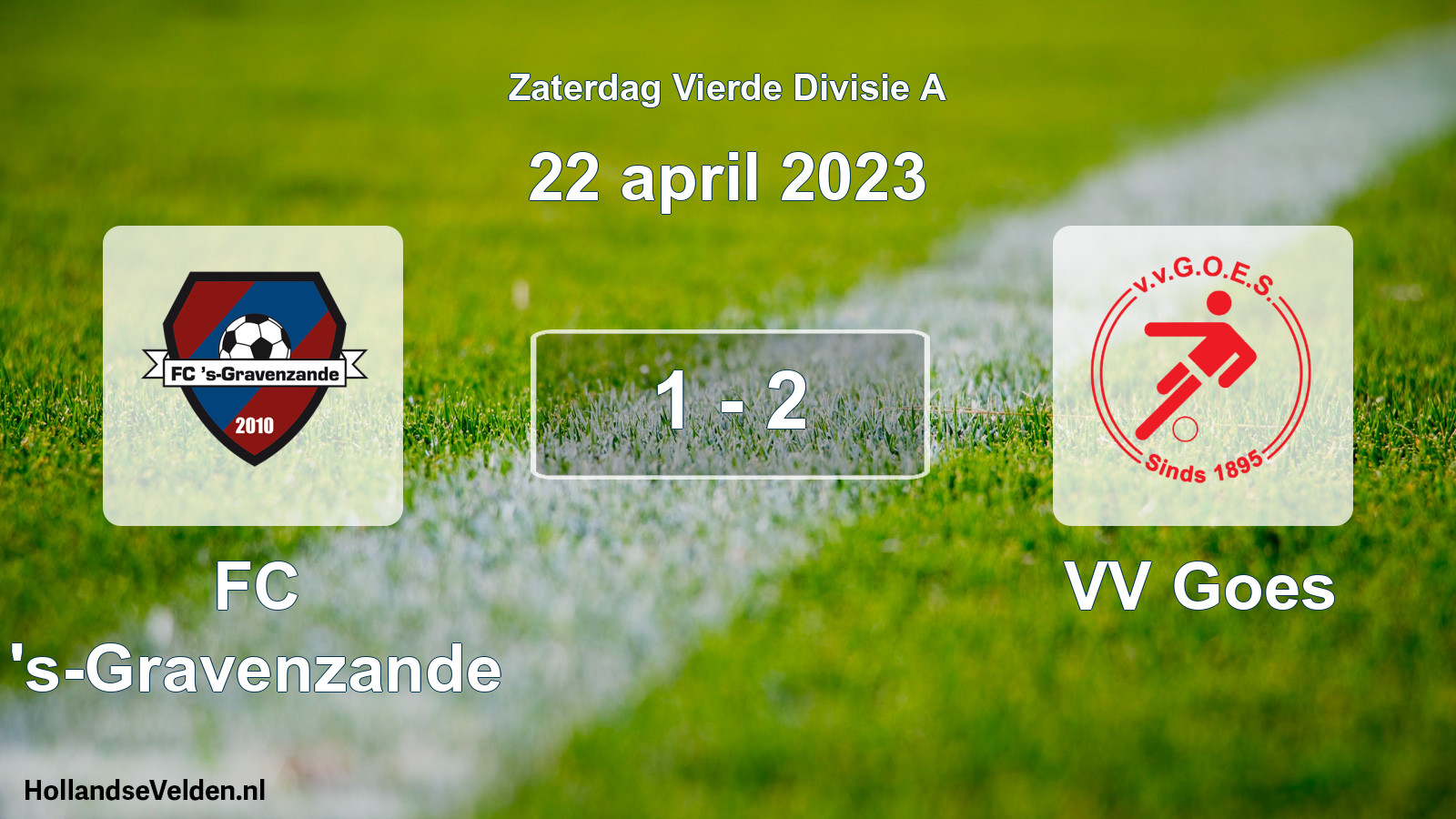 Total number of matches played: FC 's-Gravenzande - VV Goes 1 - 2 (22 April 2023)