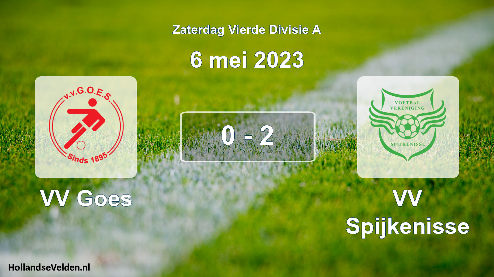 Total number of matches played: VV Goes - VV Spijkenisse 0 - 2 (6 May 2023)
