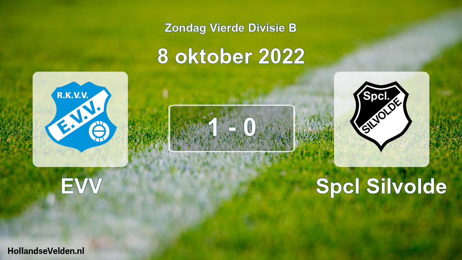 Gespeelde wedstrijd: EVV - Spcl Silvolde 1 - 0 (8 oktober 2022)