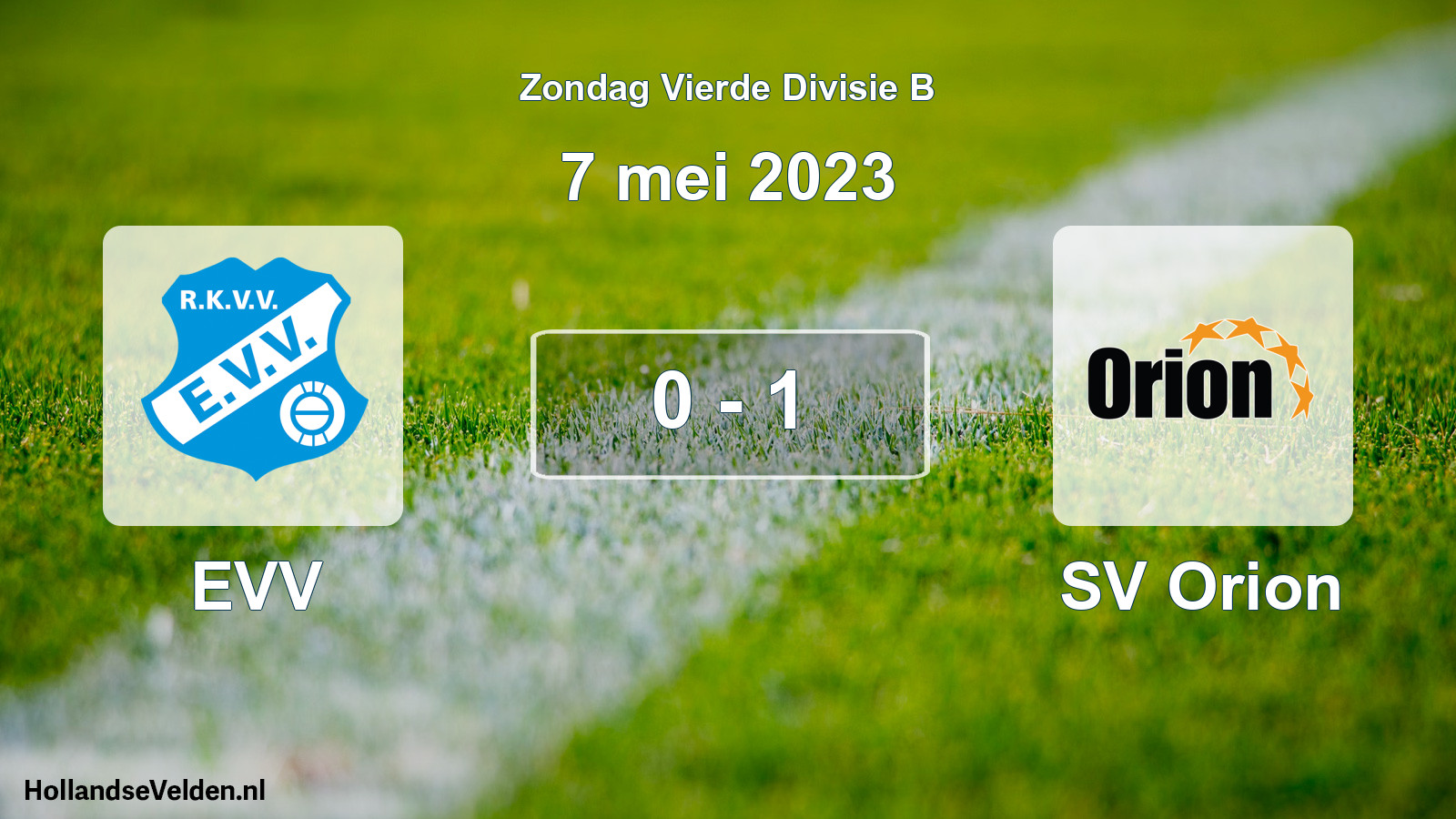 Total number of matches played: EVV - SV Orion 0 - 1 (7 May 2023)