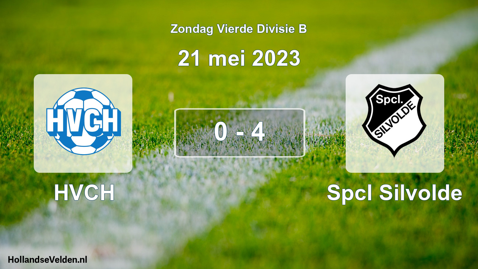 Total number of matches played: HVCH - Spcl Silvolde 0 - 4 (21 May 2023)