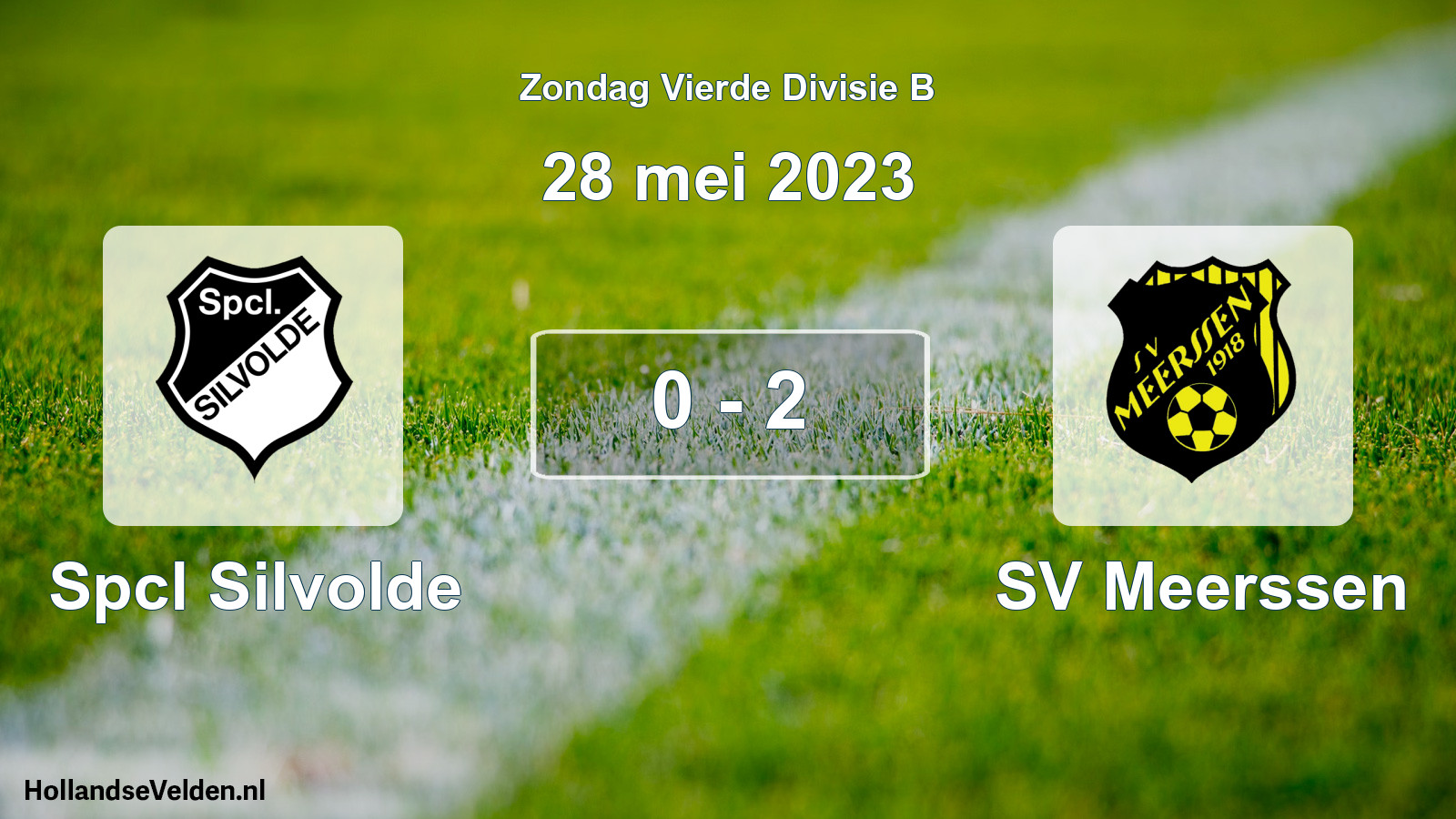 Total number of matches played: Spcl Silvolde - SV Meerssen 0 - 2 (28 May 2023)
