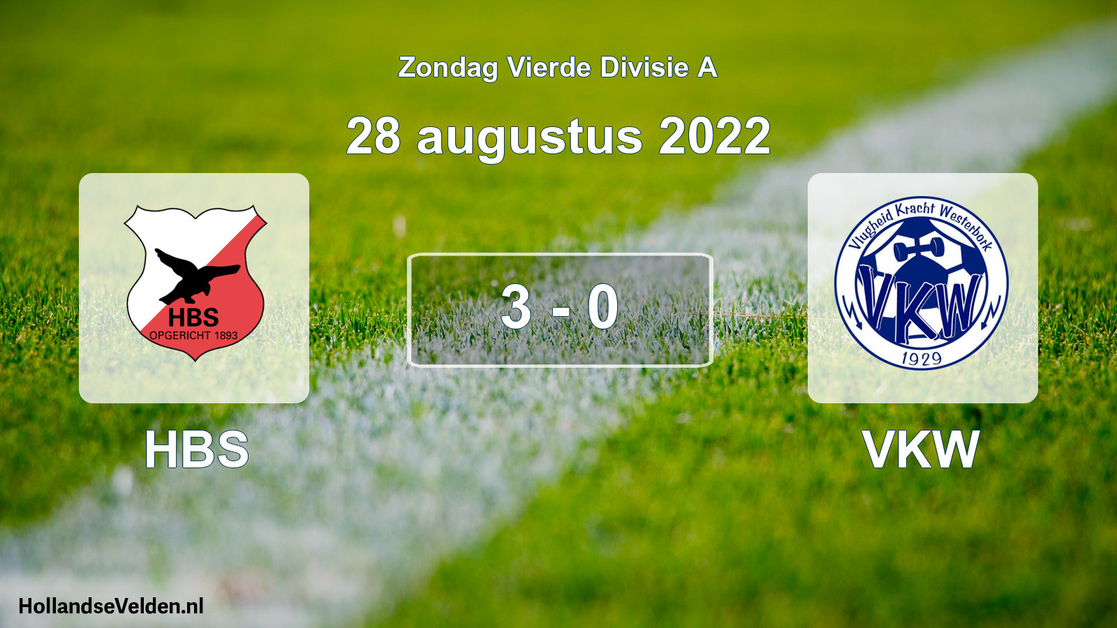 Total number of matches played: HBS - VKW 3 - 0 (28 August 2022)