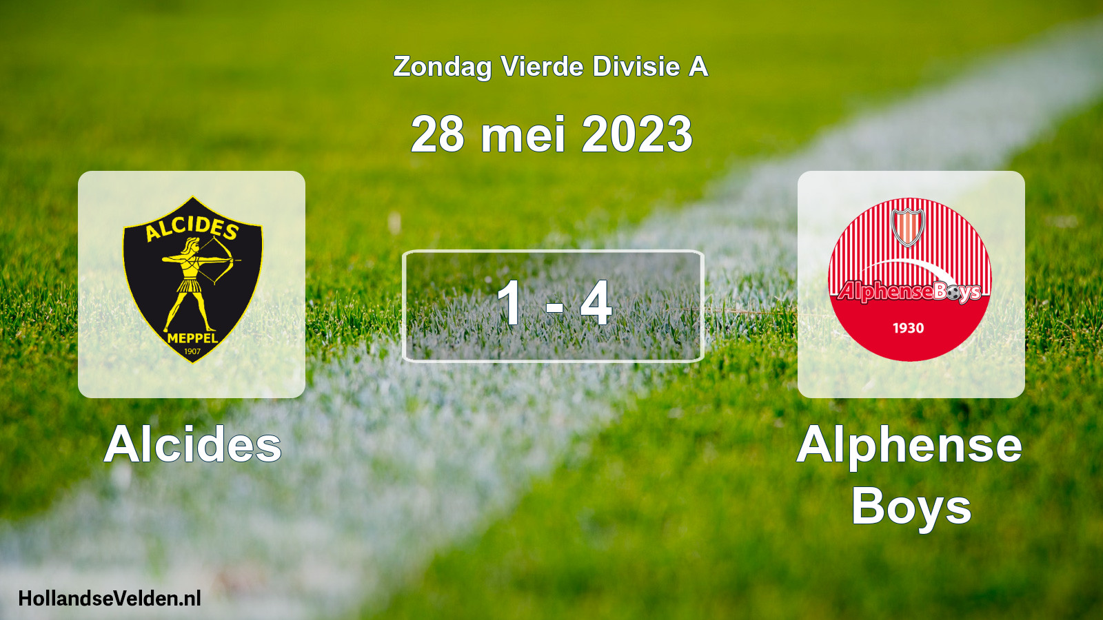 Total number of matches played: Alcides - Alphense Boys 1 - 4 (28 May 2023)