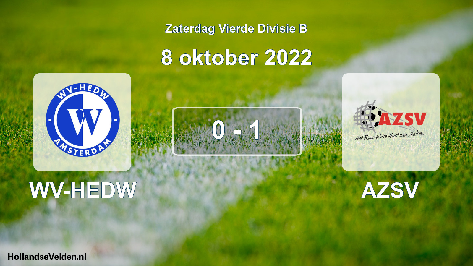 Total number of matches played: WV-HEDW - AZSV 0 - 1 (8 October 2022)