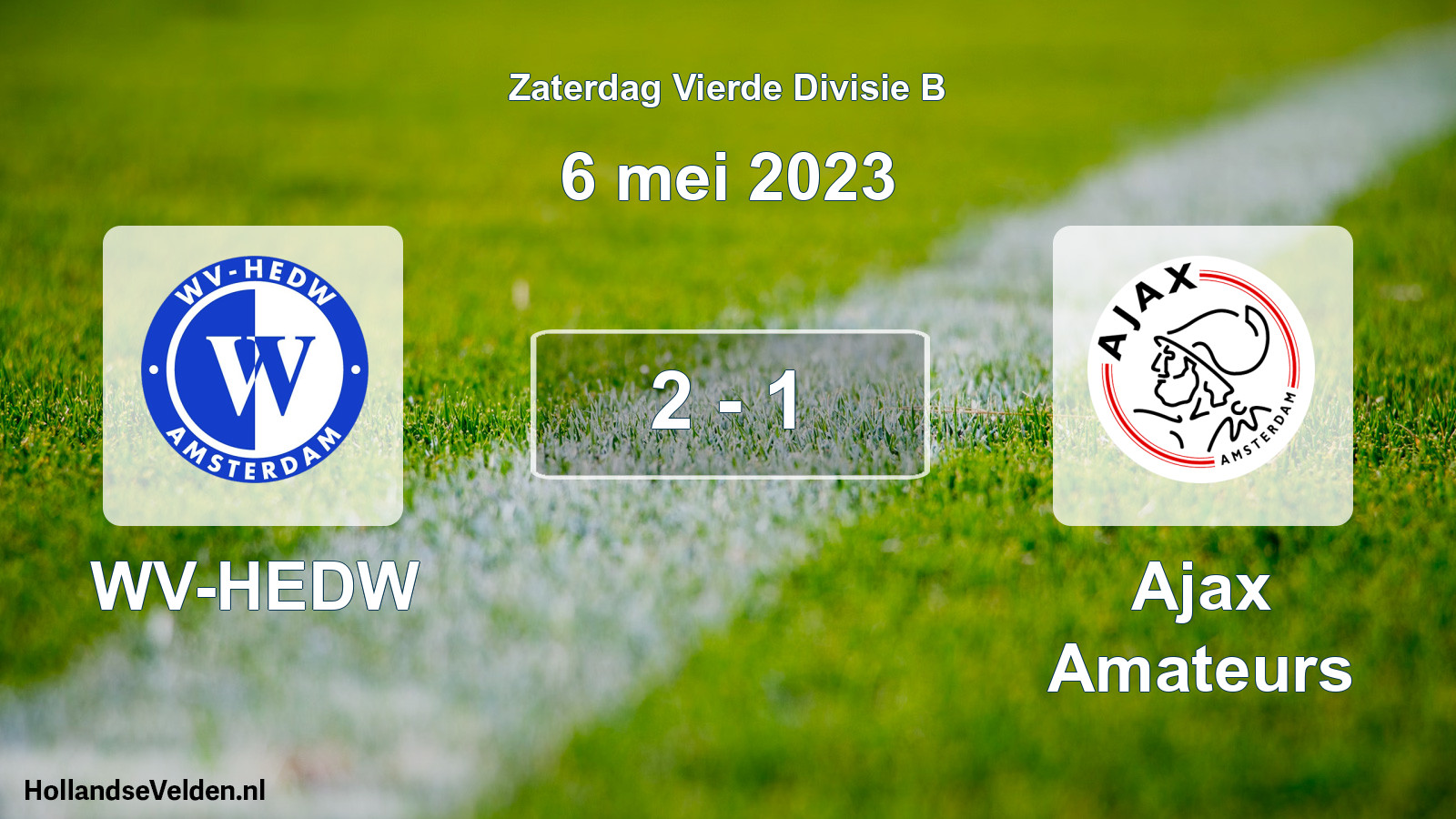 Total number of matches played: WV-HEDW - Ajax Amateurs 2 - 1 (6 May 2023)