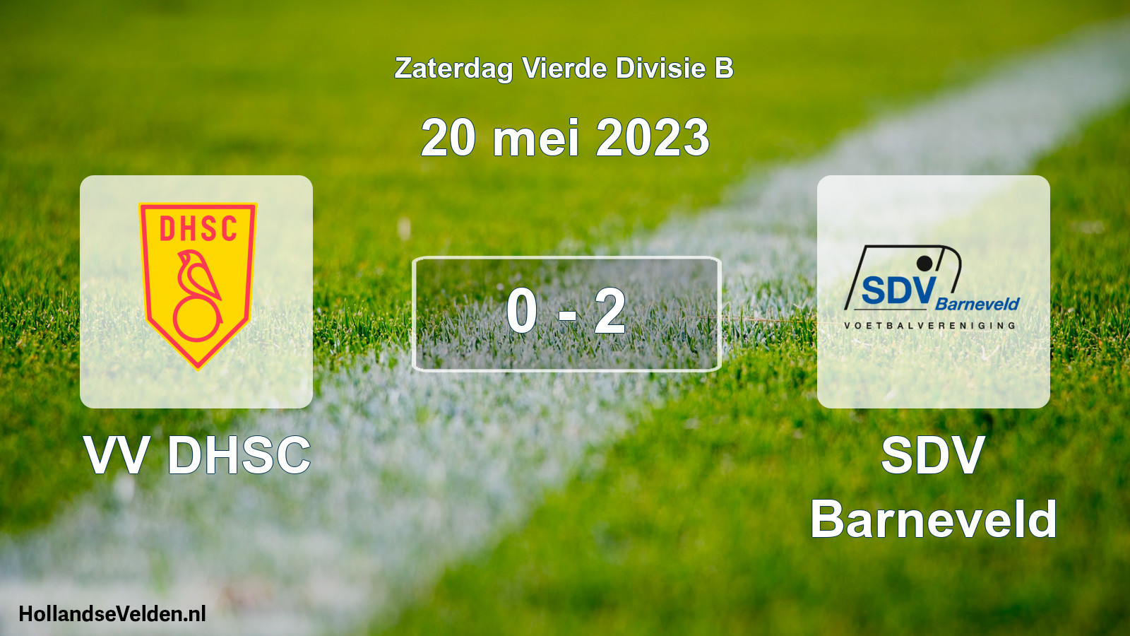 Total number of matches played: VV DHSC - SDV Barneveld 0 - 2 (20 May 2023)