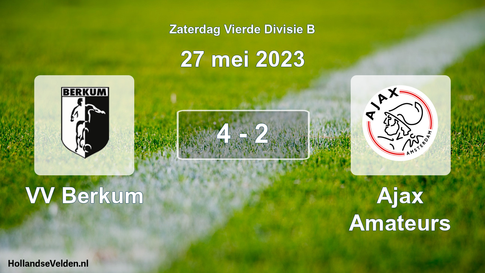 Total number of matches played: VV Berkum - Ajax Amateurs 4 - 2 (27 May 2023)