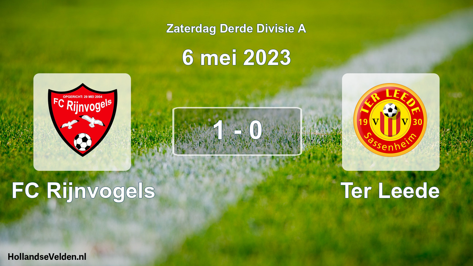 Total number of matches played: FC Rijnvogels - Ter Leede 1 - 0 (6 May 2023)