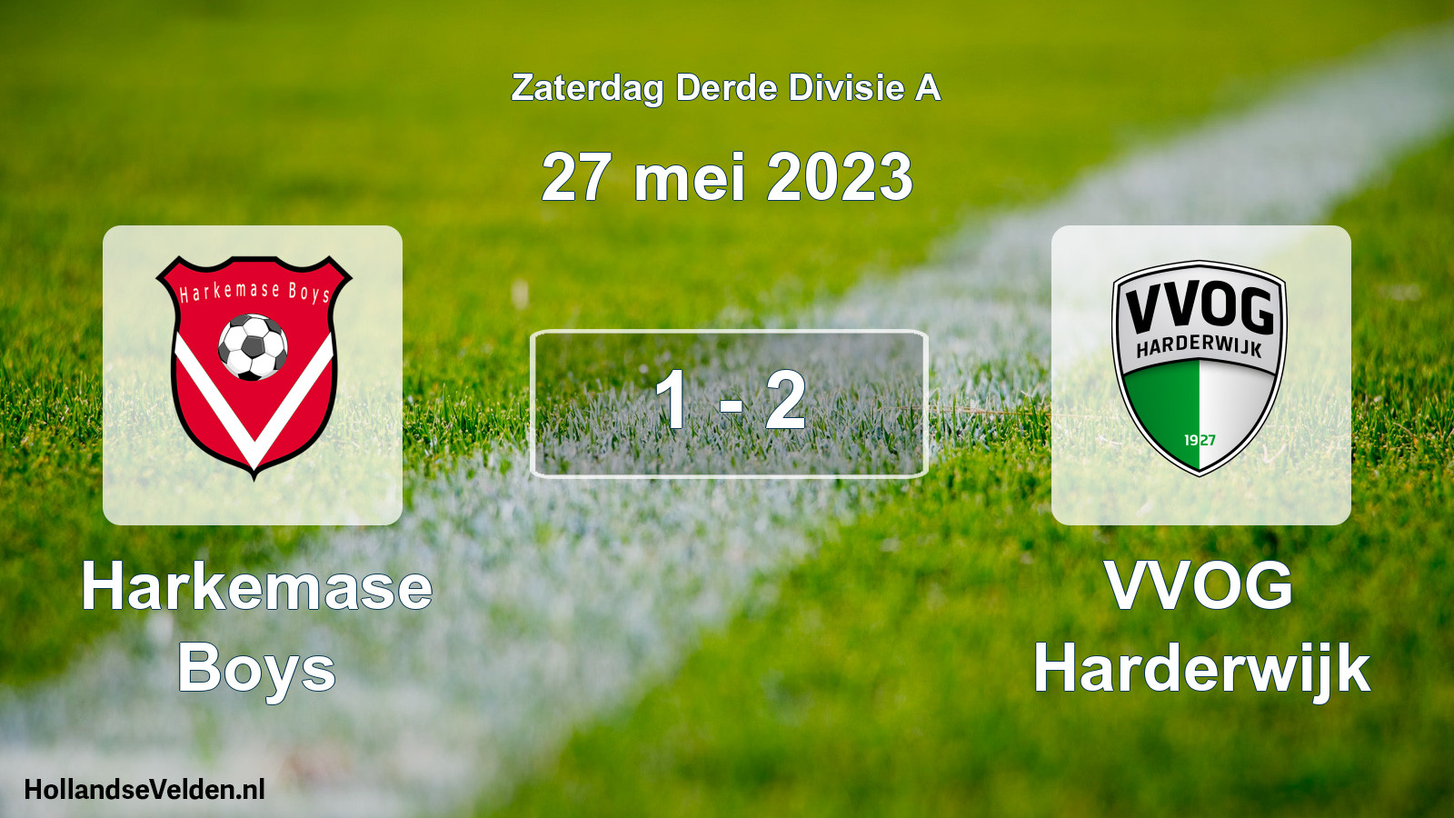 Total number of matches played: Harkemase Boys - VVOG Harderwijk 1 - 2 (27 May 2023)
