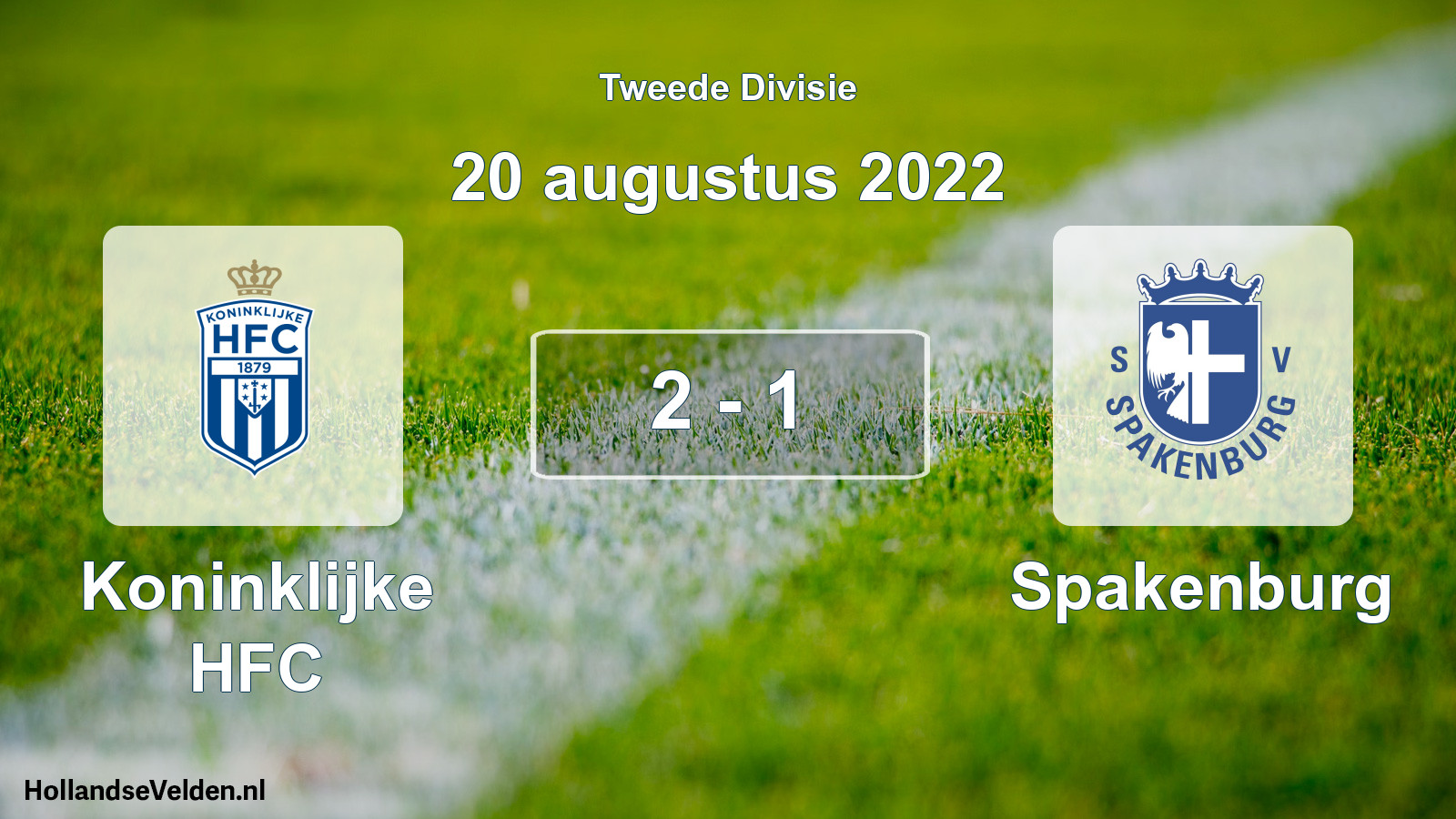 Total number of matches played: Koninklijke HFC - Spakenburg 2 - 1 (20 August 2022)