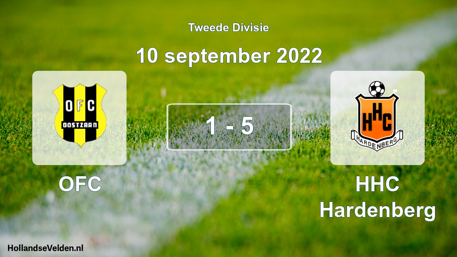 Total number of matches played: OFC - HHC Hardenberg 1 - 5 (10 September 2022)
