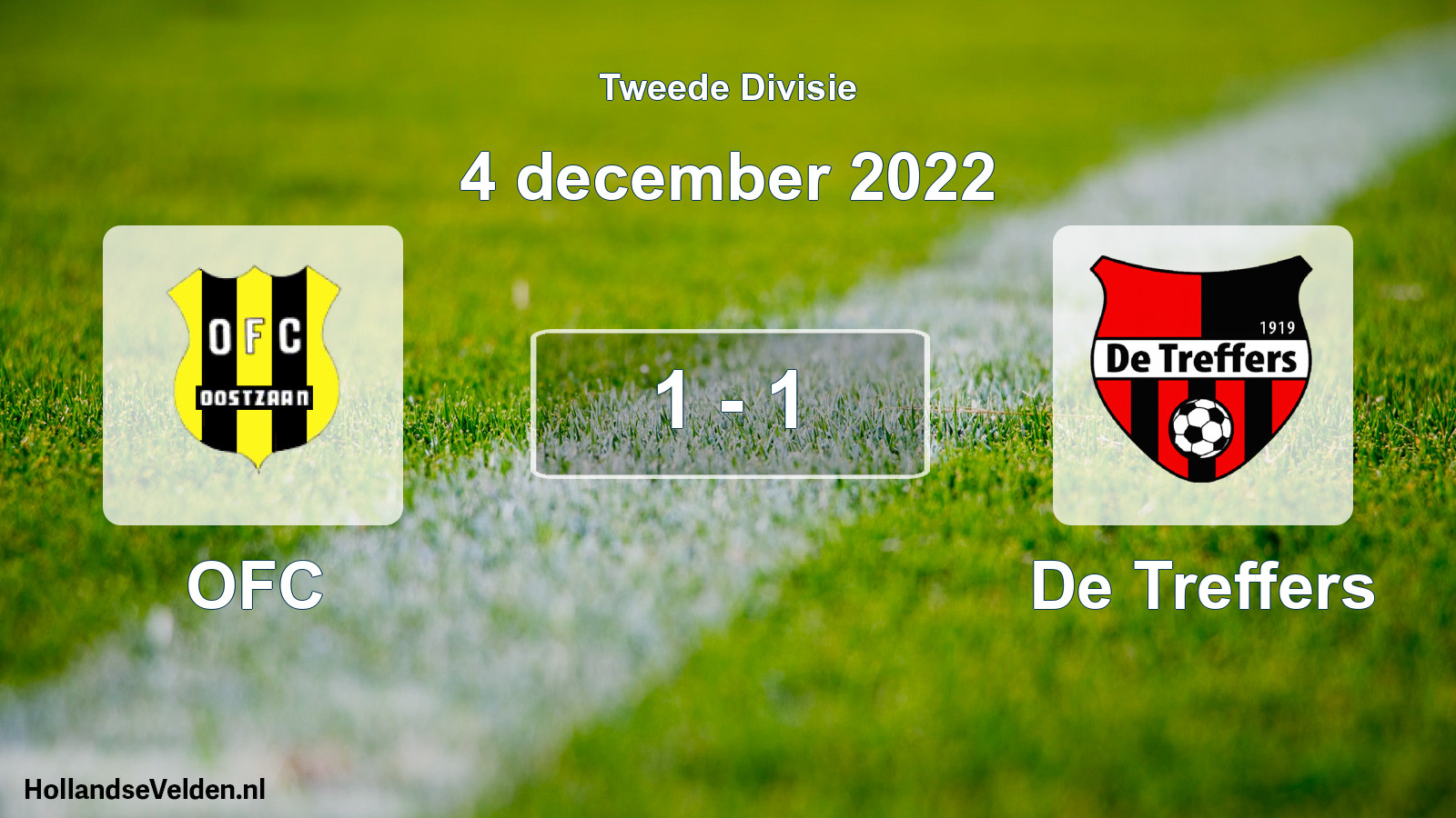 Total number of matches played: OFC - De Treffers 1 - 1 (4 December 2022)