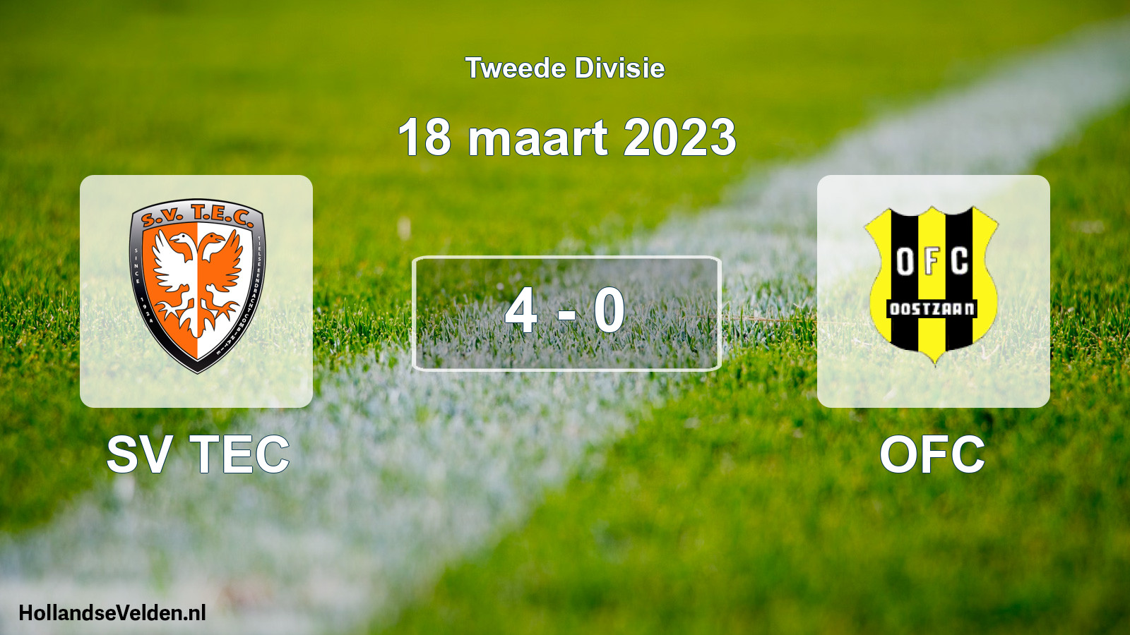 Total number of matches played: SV TEC - OFC 4 - 0 (18 March 2023)