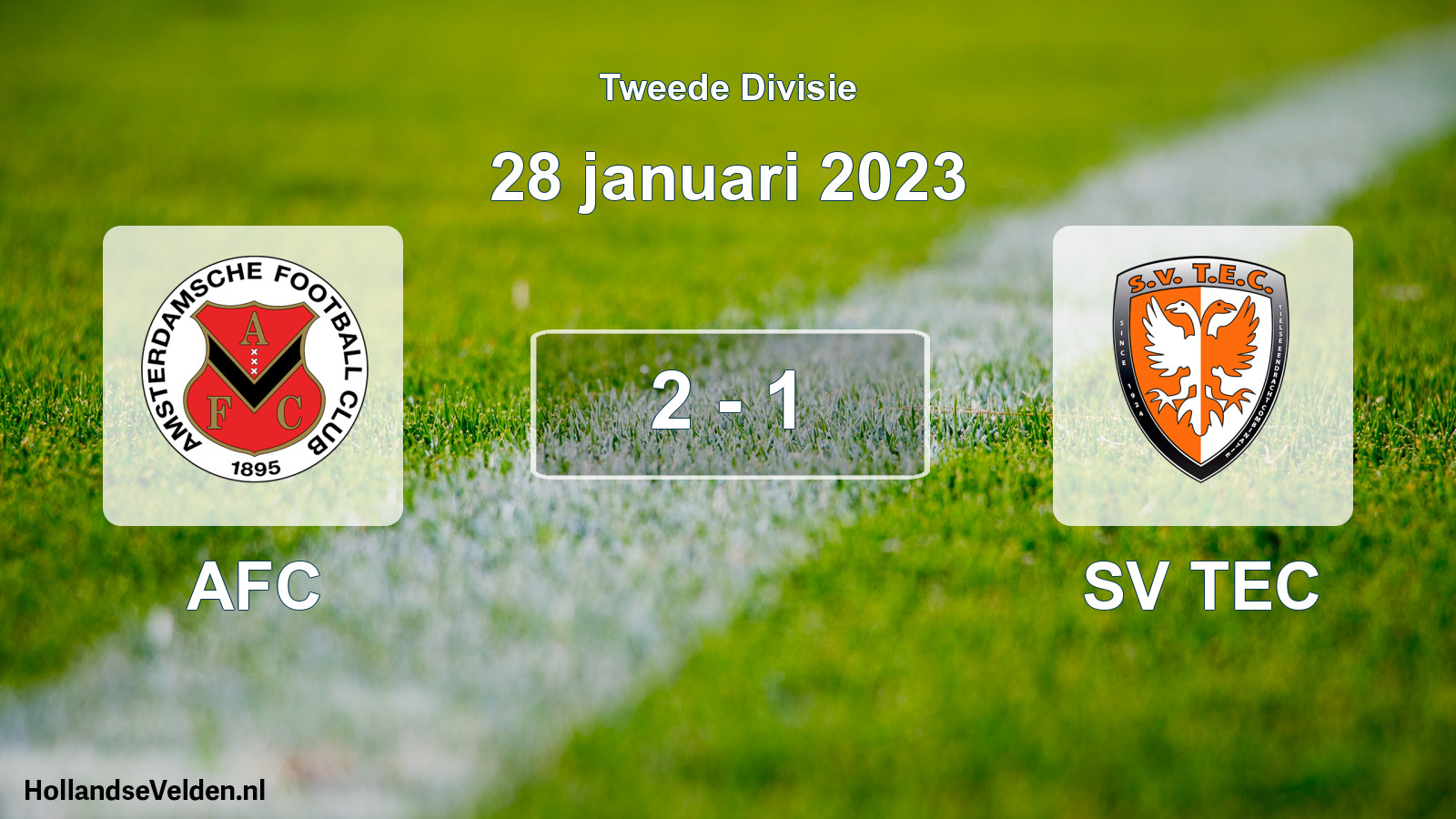 Total number of matches played: AFC - SV TEC 2 - 1 (28 January 2023)