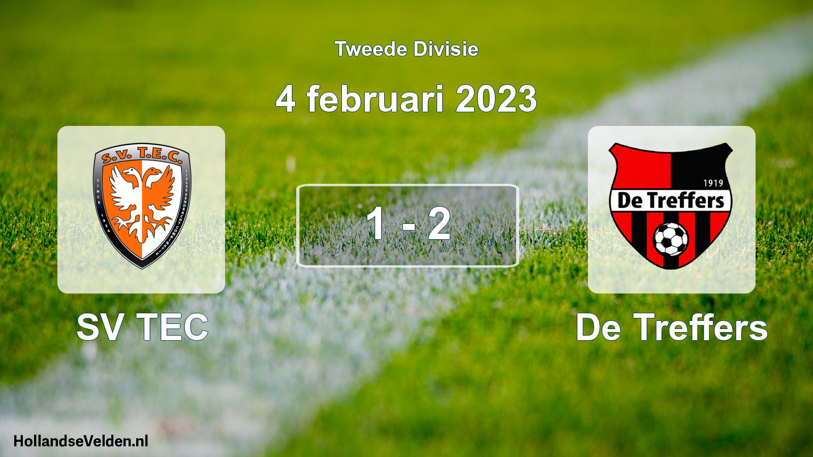 Total number of matches played: SV TEC - De Treffers 1 - 2 (4 February 2023)
