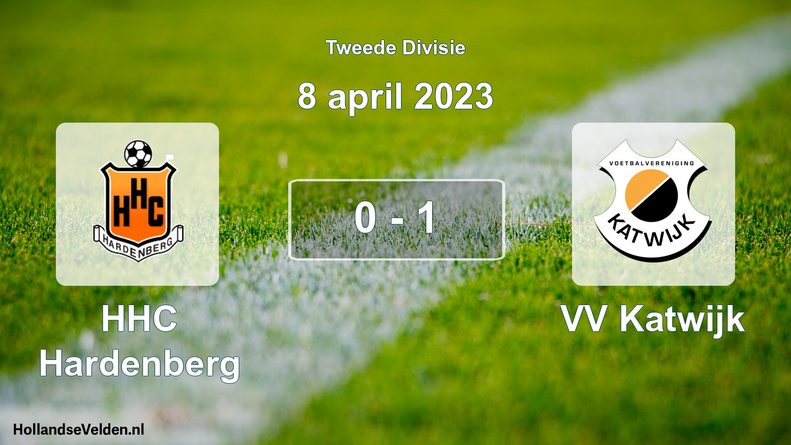 Total number of matches played: HHC Hardenberg - VV Katwijk 0 - 1 (8 April 2023)