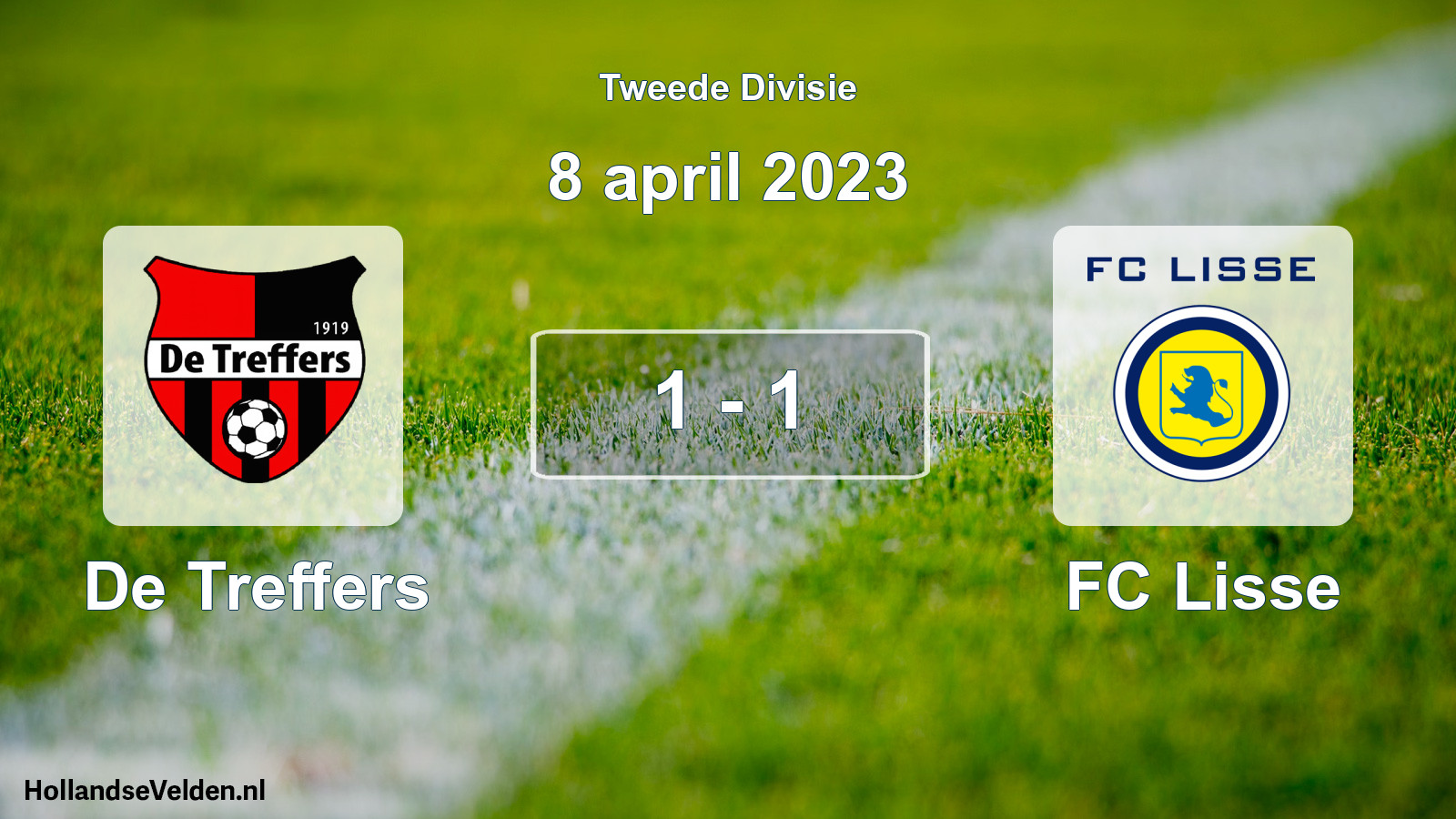 Total number of matches played: De Treffers - FC Lisse 1 - 1 (8 April 2023)