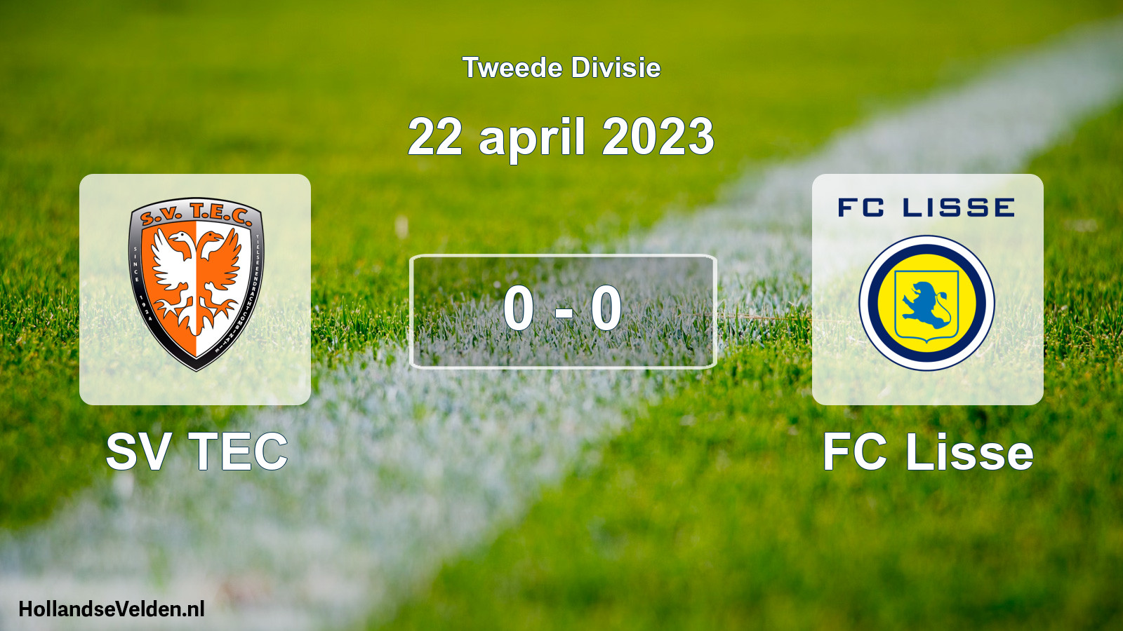 Total number of matches played: SV TEC - FC Lisse 0 - 0 (22 April 2023)
