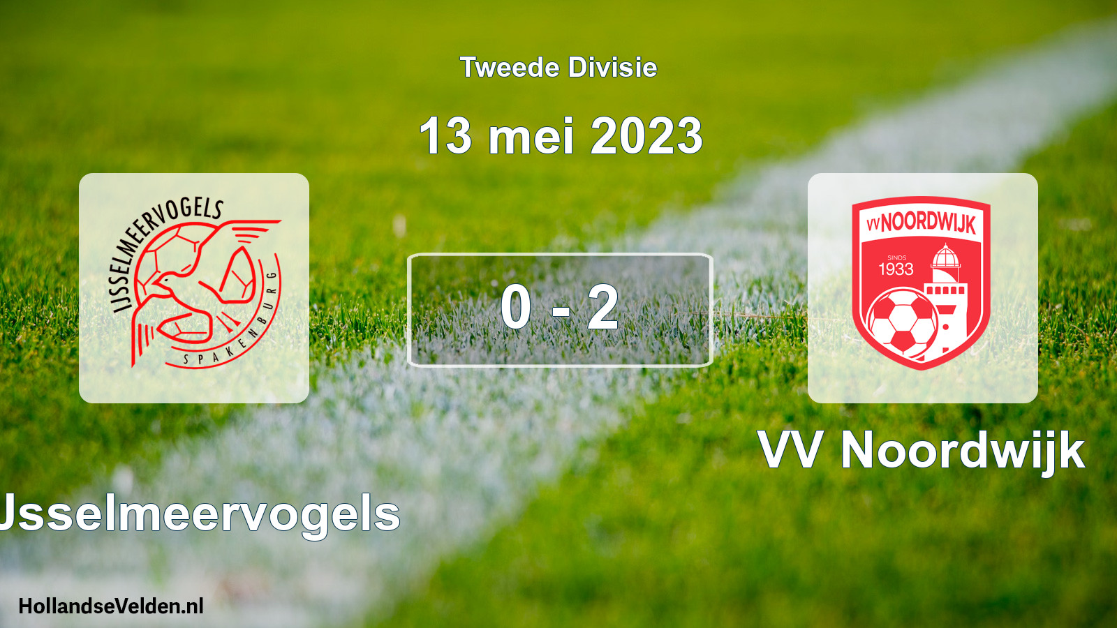 Total number of matches played: IJsselmeervogels - VV Noordwijk 0 - 2 (13 May 2023)