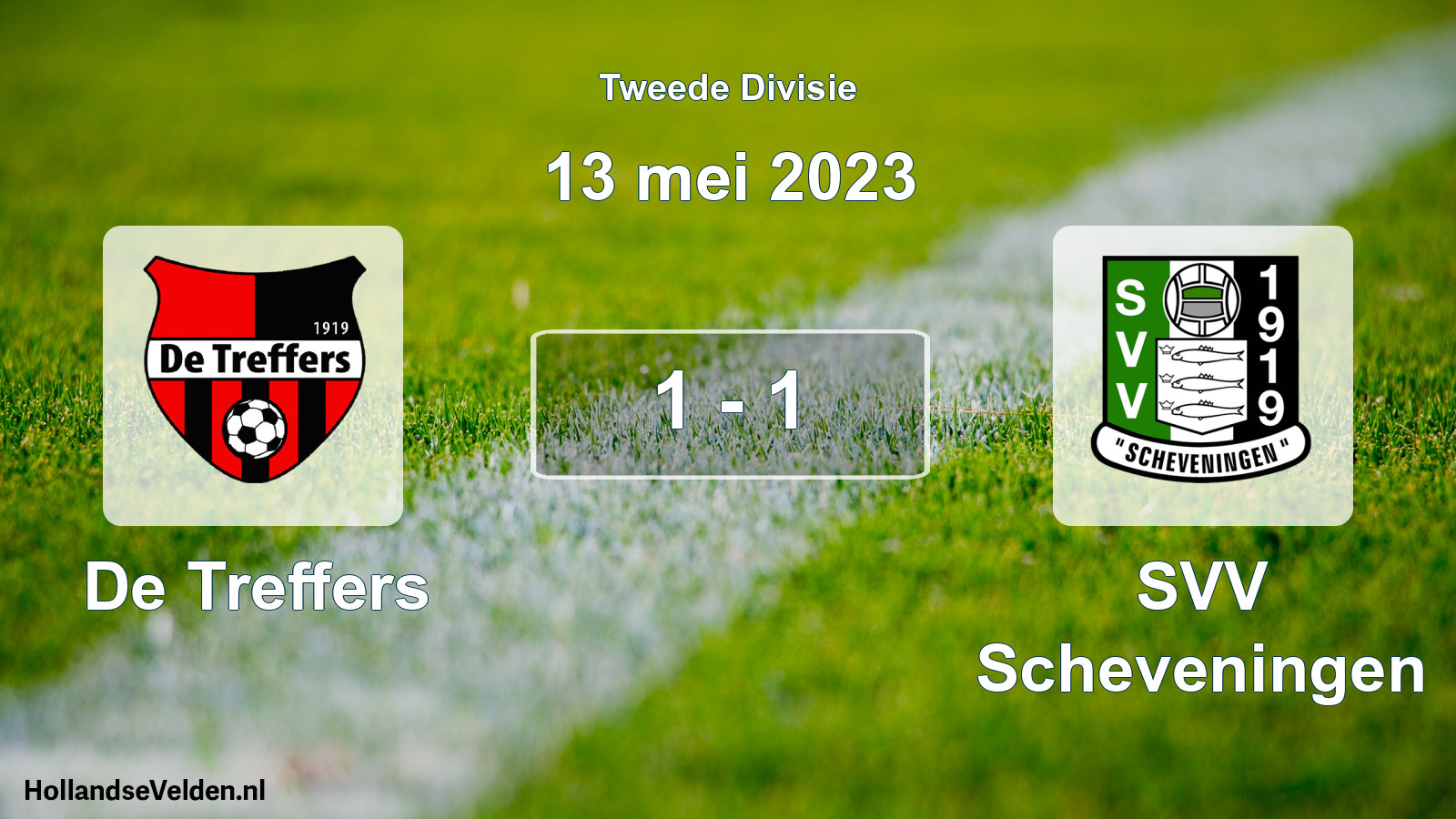 Total number of matches played: De Treffers - SVV Scheveningen 1 - 1 (13 May 2023)