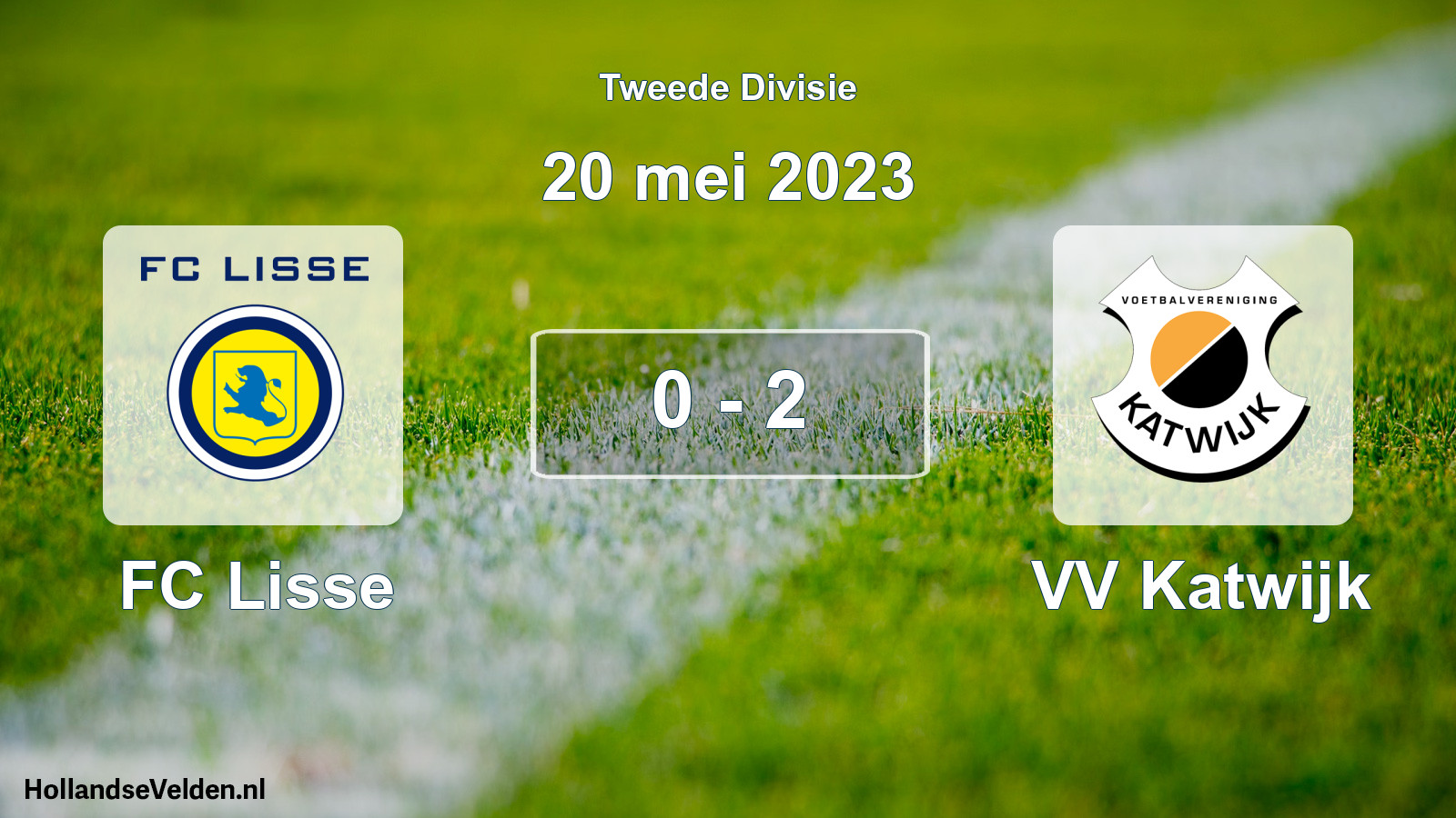 Total number of matches played: FC Lisse - VV Katwijk 0 - 2 (20 May 2023)