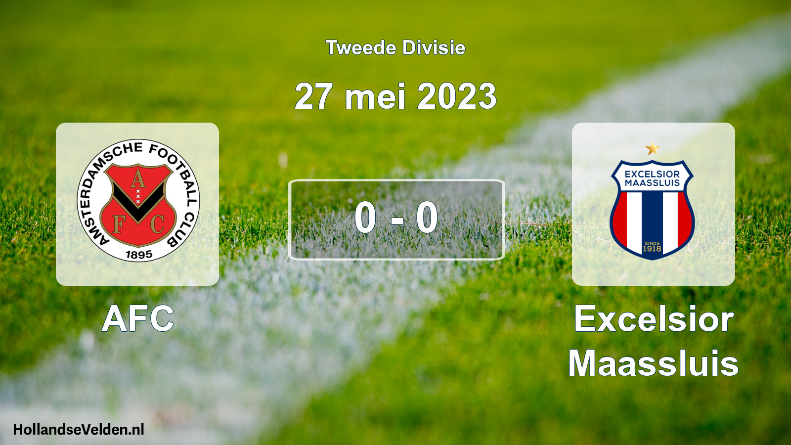 Total number of matches played: AFC - Excelsior Maassluis 0 - 0 (27 May 2023)