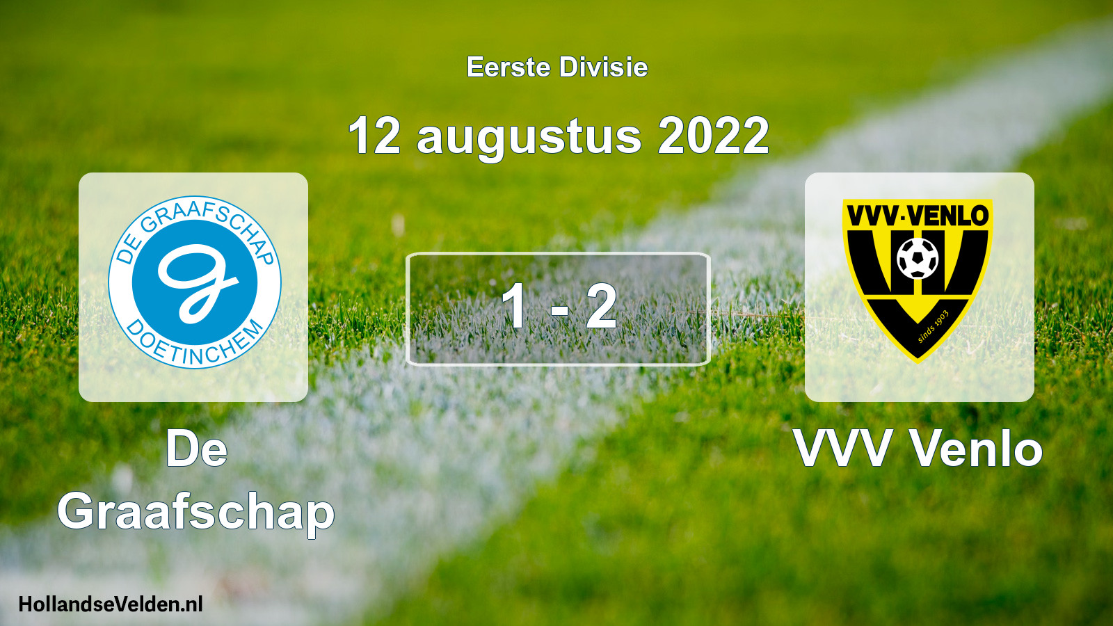 Total number of matches played: De Graafschap - VVV Venlo 1 - 2 (12 August 2022)