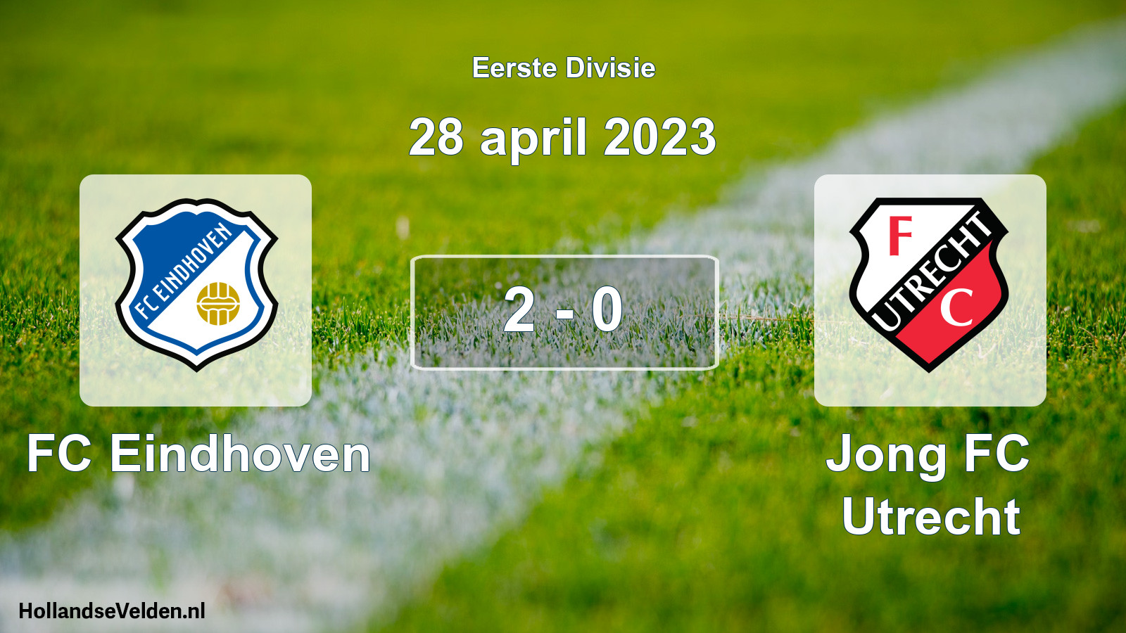 Total number of matches played: FC Eindhoven - Jong FC Utrecht 2 - 0 (28 April 2023)