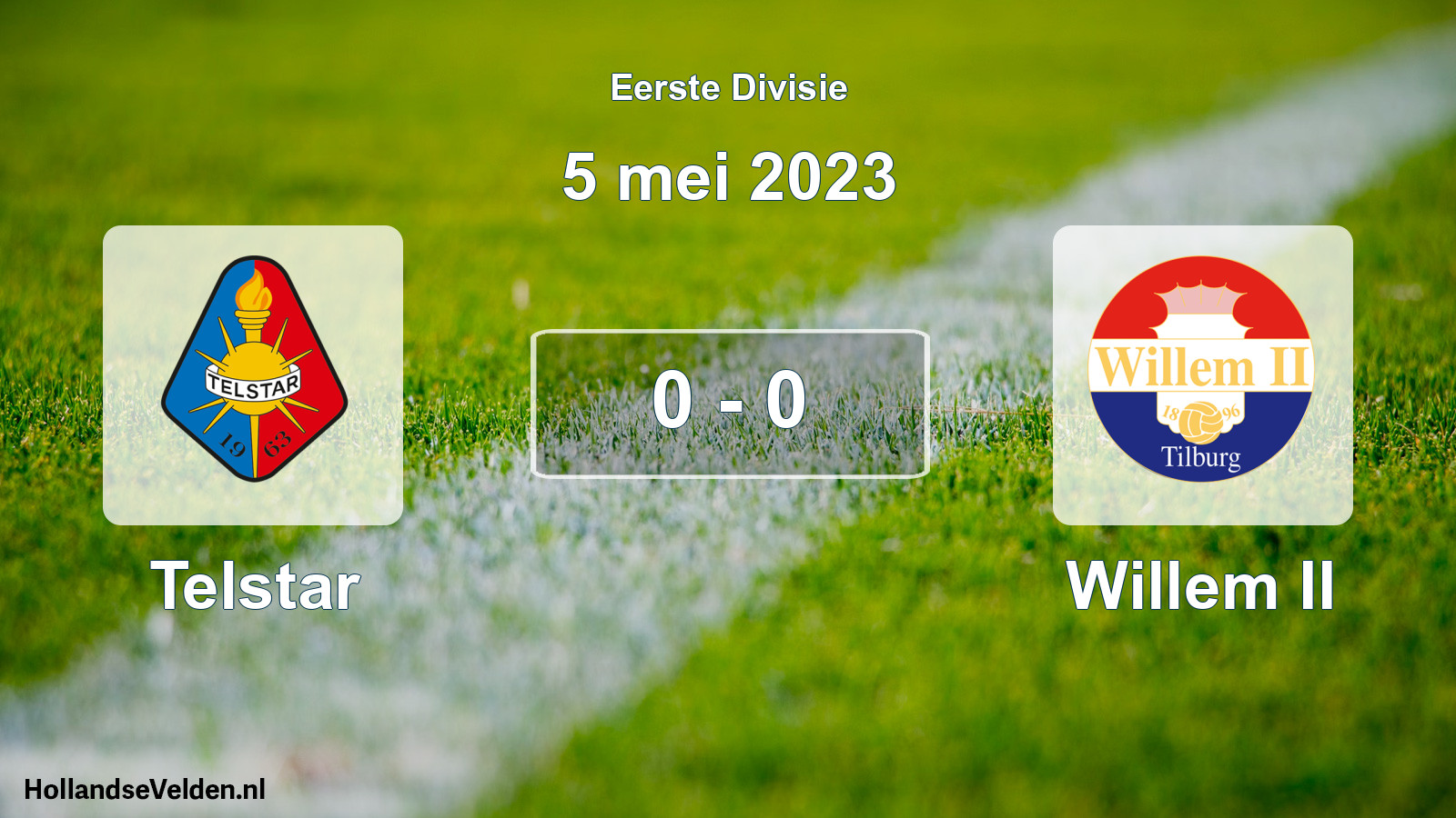 Total number of matches played: Telstar - Willem II 0 - 0 (5 May 2023)