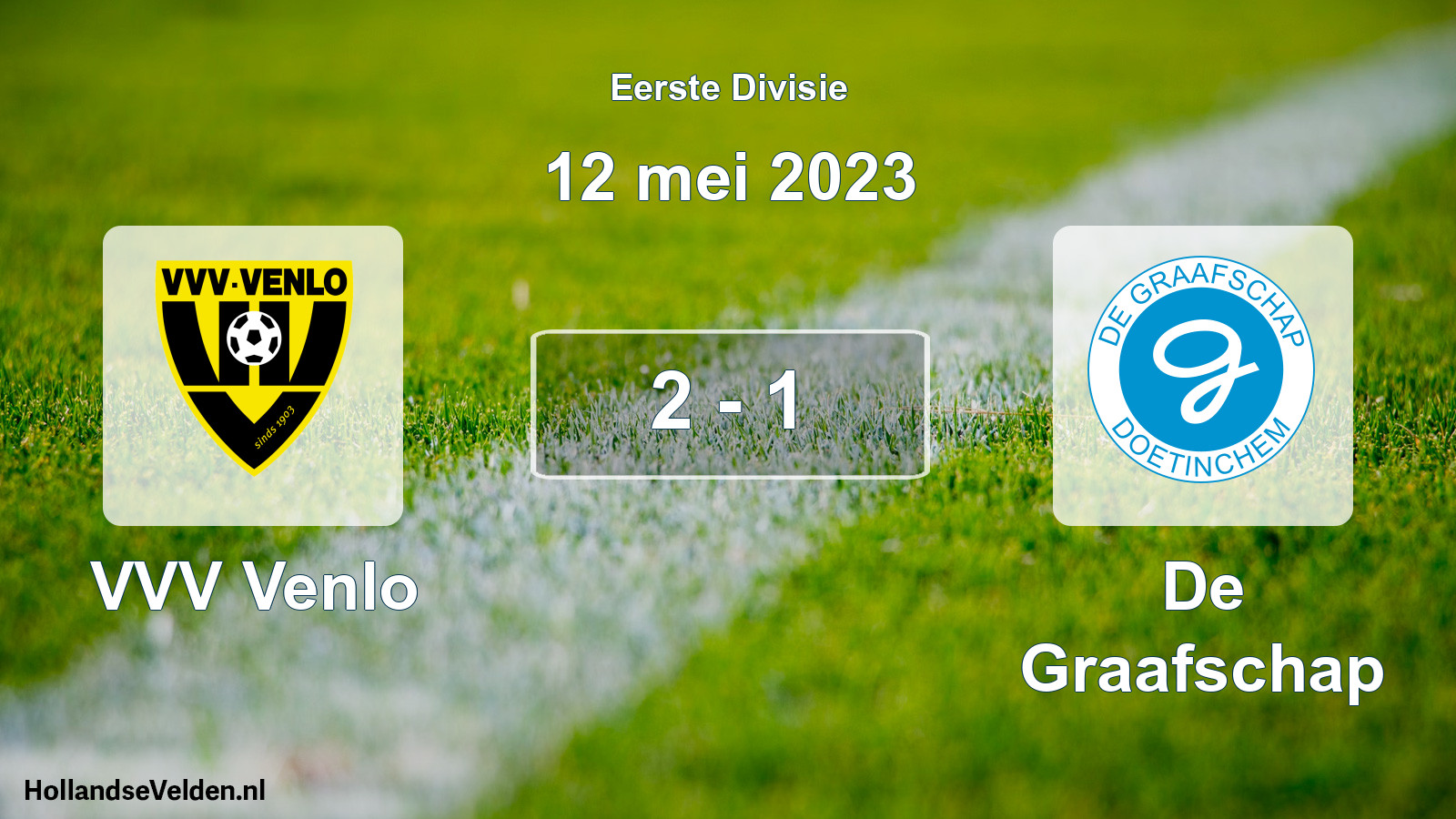 Total number of matches played: VVV Venlo - De Graafschap 2 - 1 (12 May 2023)