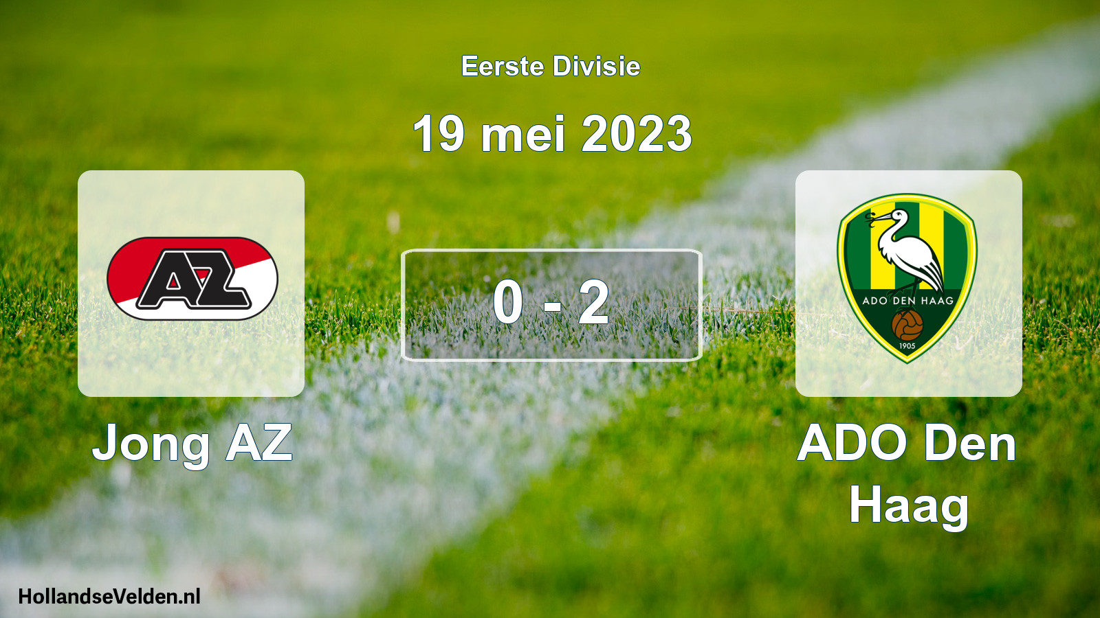 Total number of matches played: Jong AZ - ADO Den Haag 0 - 2 (19 May 2023)