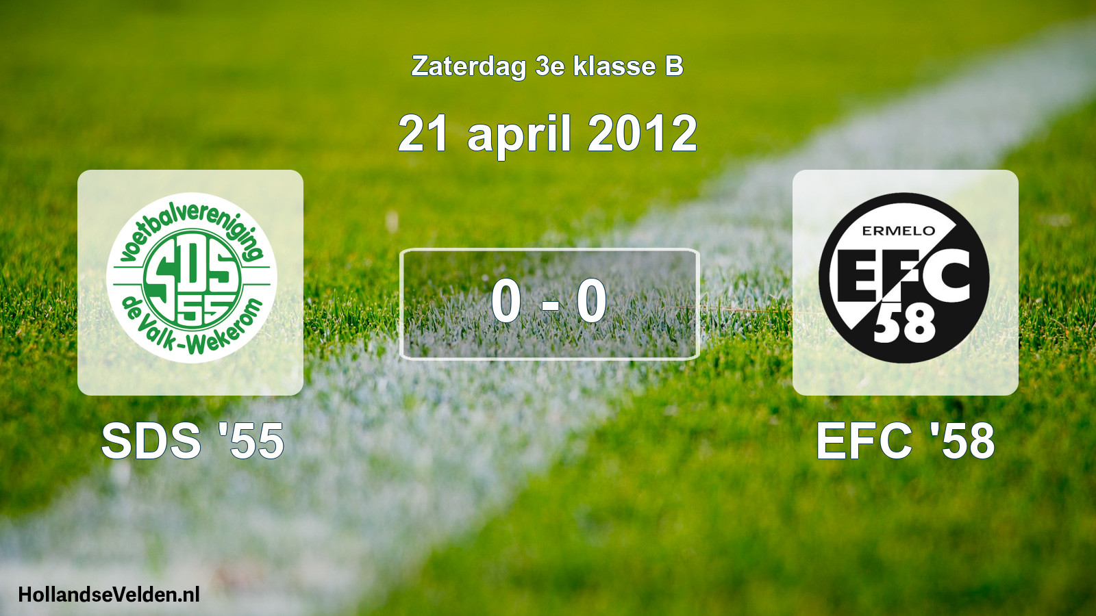 Total number of matches played: SDS '55 - EFC '58 0 - 0 (21 April 2012)