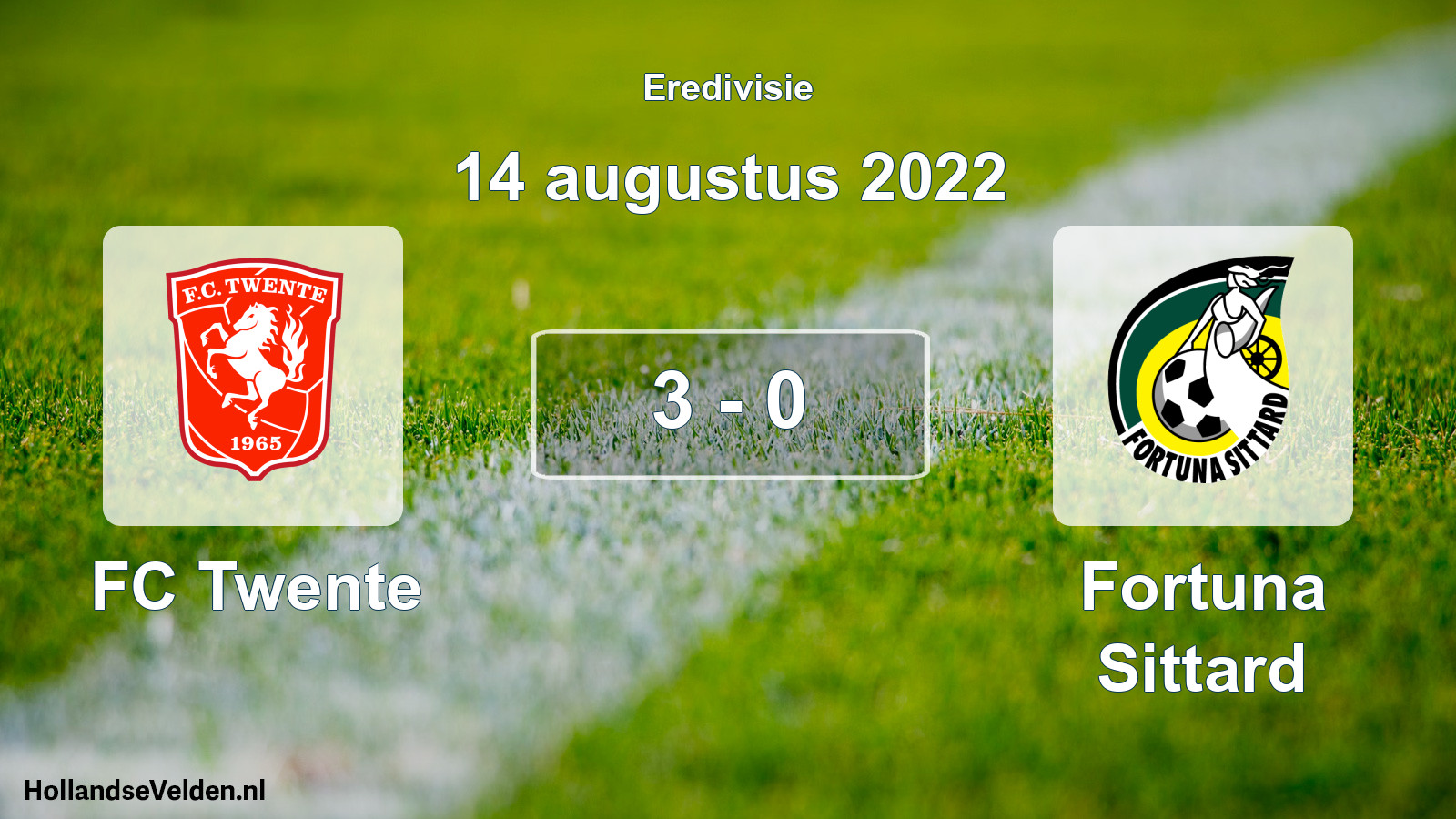 Total number of matches played: FC Twente - Fortuna Sittard 3 - 0 (14 August 2022)