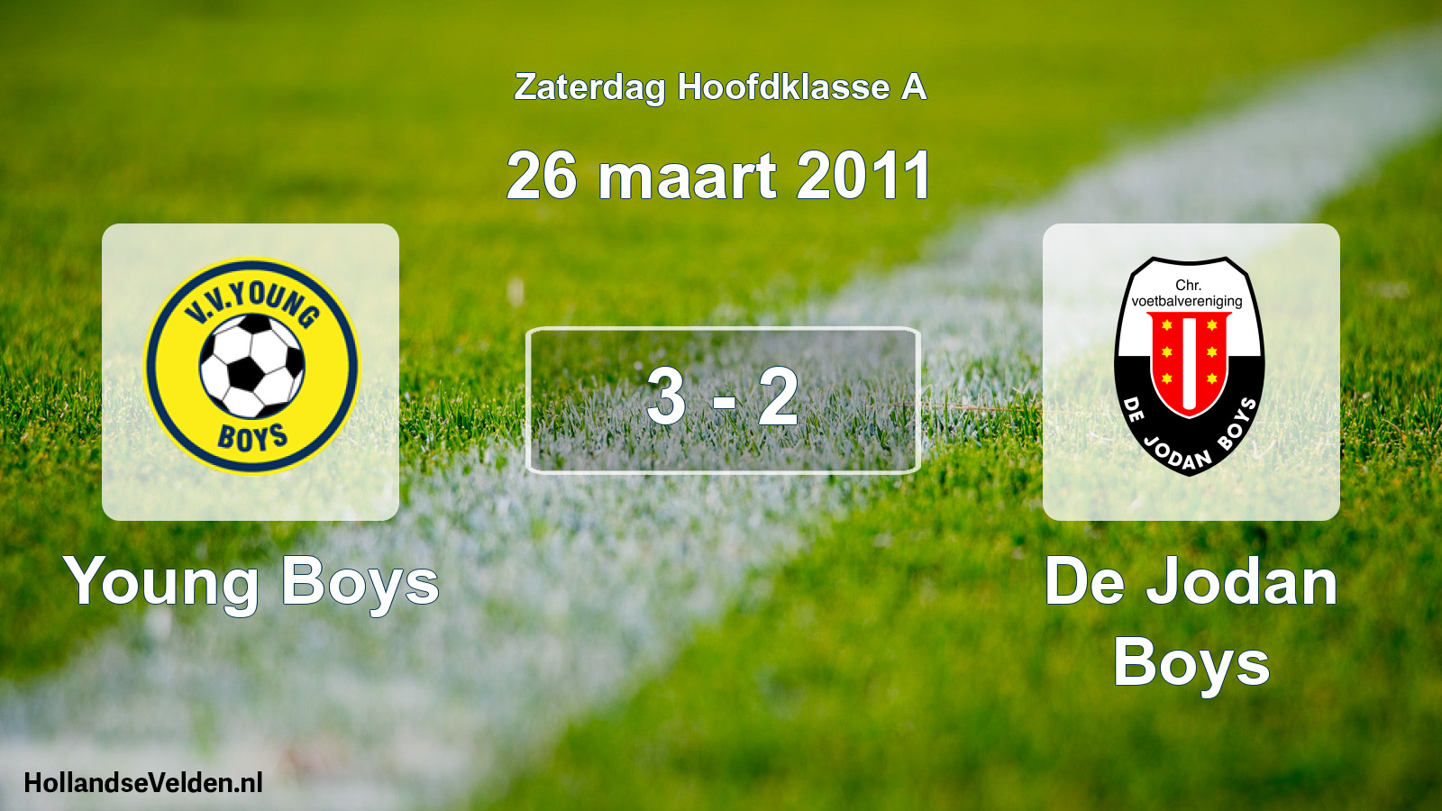 Total number of matches played: Young Boys - De Jodan Boys 3 - 2 (26 March 2011)