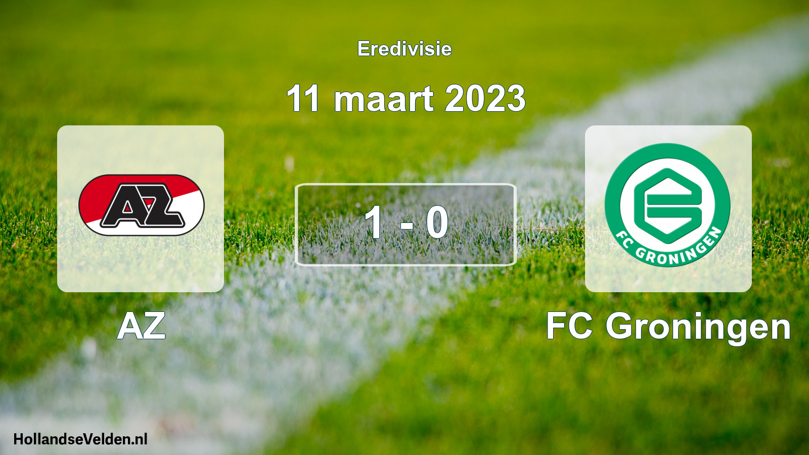 Total number of matches played: AZ - FC Groningen 1 - 0 (11 March 2023)